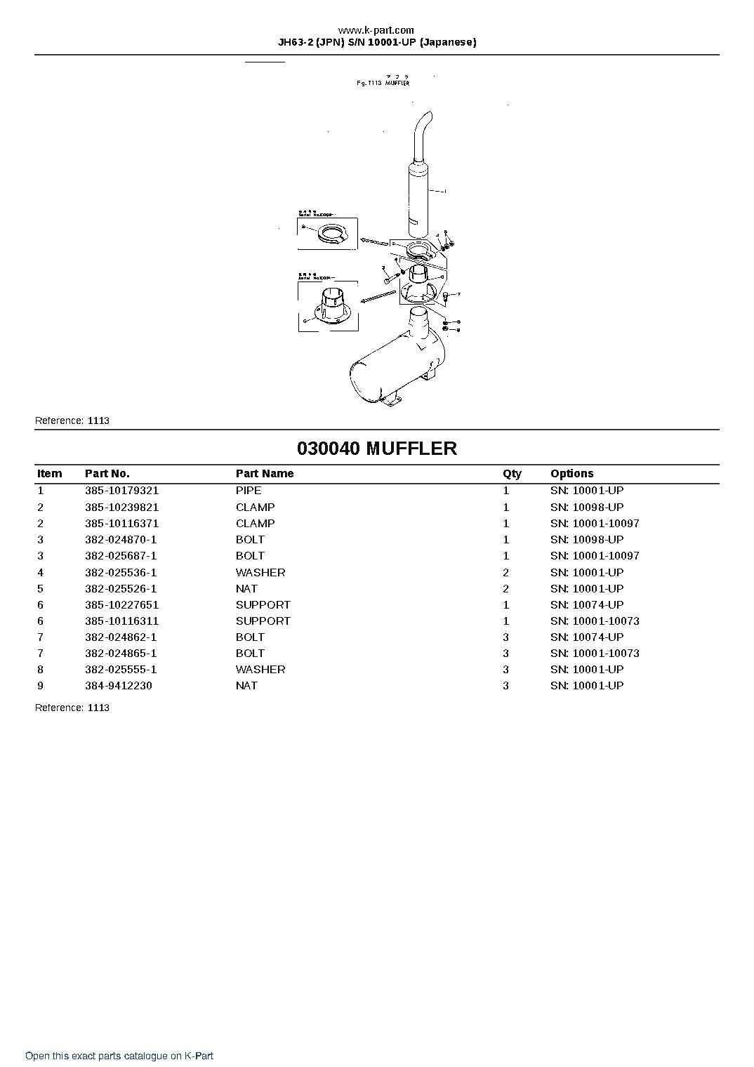 JH63-2 (JPN) S/N 10001-UP (Japanese) – sample page 5 JH63-2 (JPN) S/N 10001-UP (Japanese) – sample page 5