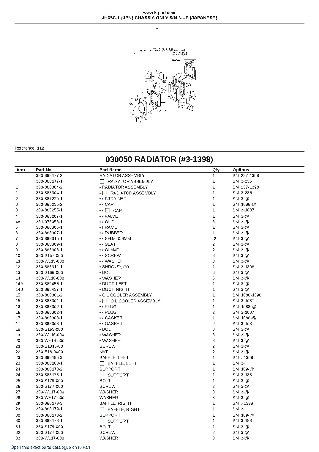 JH65C-1 (JPN) CHASSIS ONLY S/N 3-UP (JAPANESE) – sample page 7 JH65C-1 (JPN) CHASSIS ONLY S/N 3-UP (JAPANESE) – sample page 7