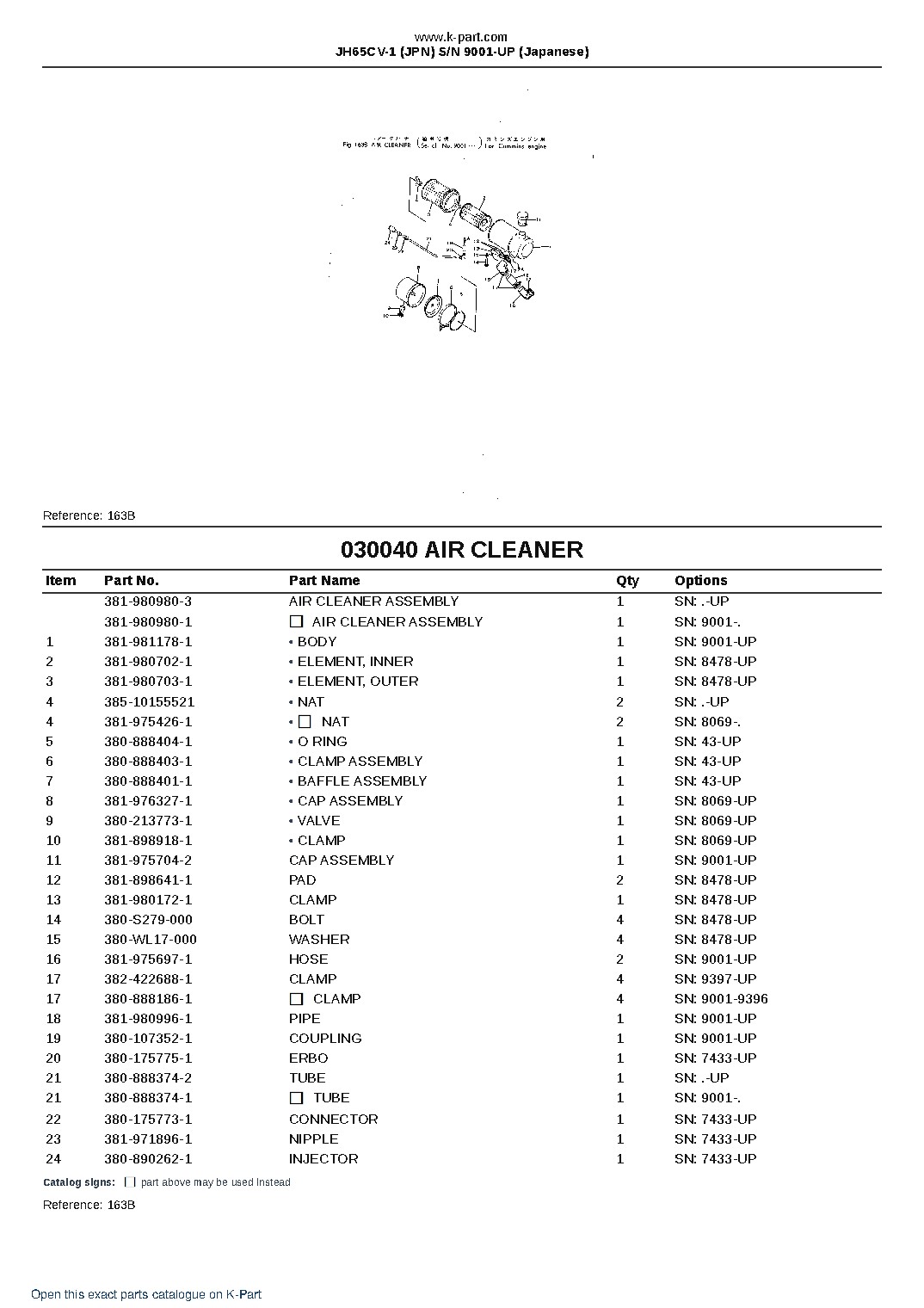 JH65CV-1 (JPN) S/N 9001-UP (Japanese) – sample page 6 JH65CV-1 (JPN) S/N 9001-UP (Japanese) – sample page 6