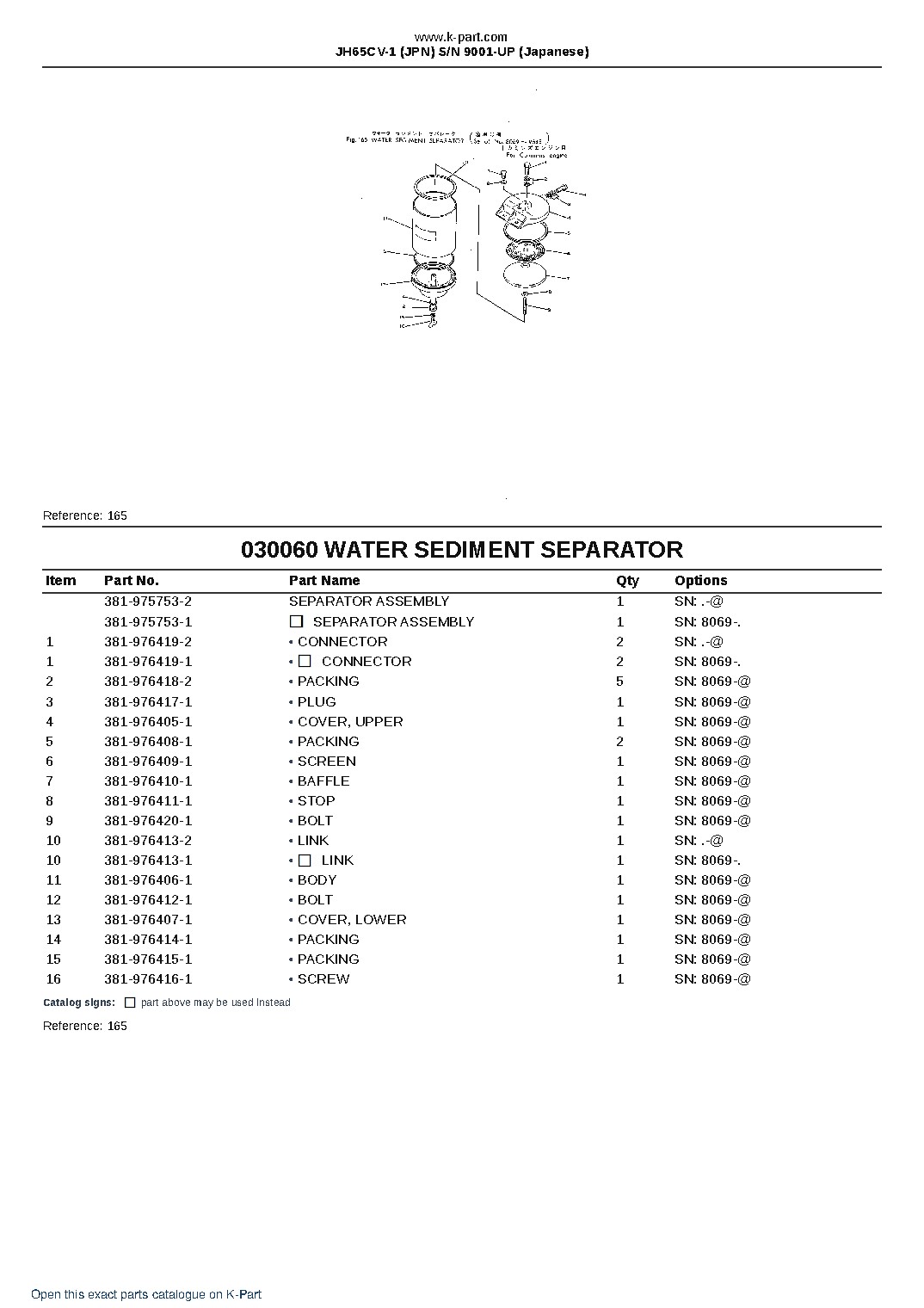 JH65CV-1 (JPN) S/N 9001-UP (Japanese) – sample page 9 JH65CV-1 (JPN) S/N 9001-UP (Japanese) – sample page 9