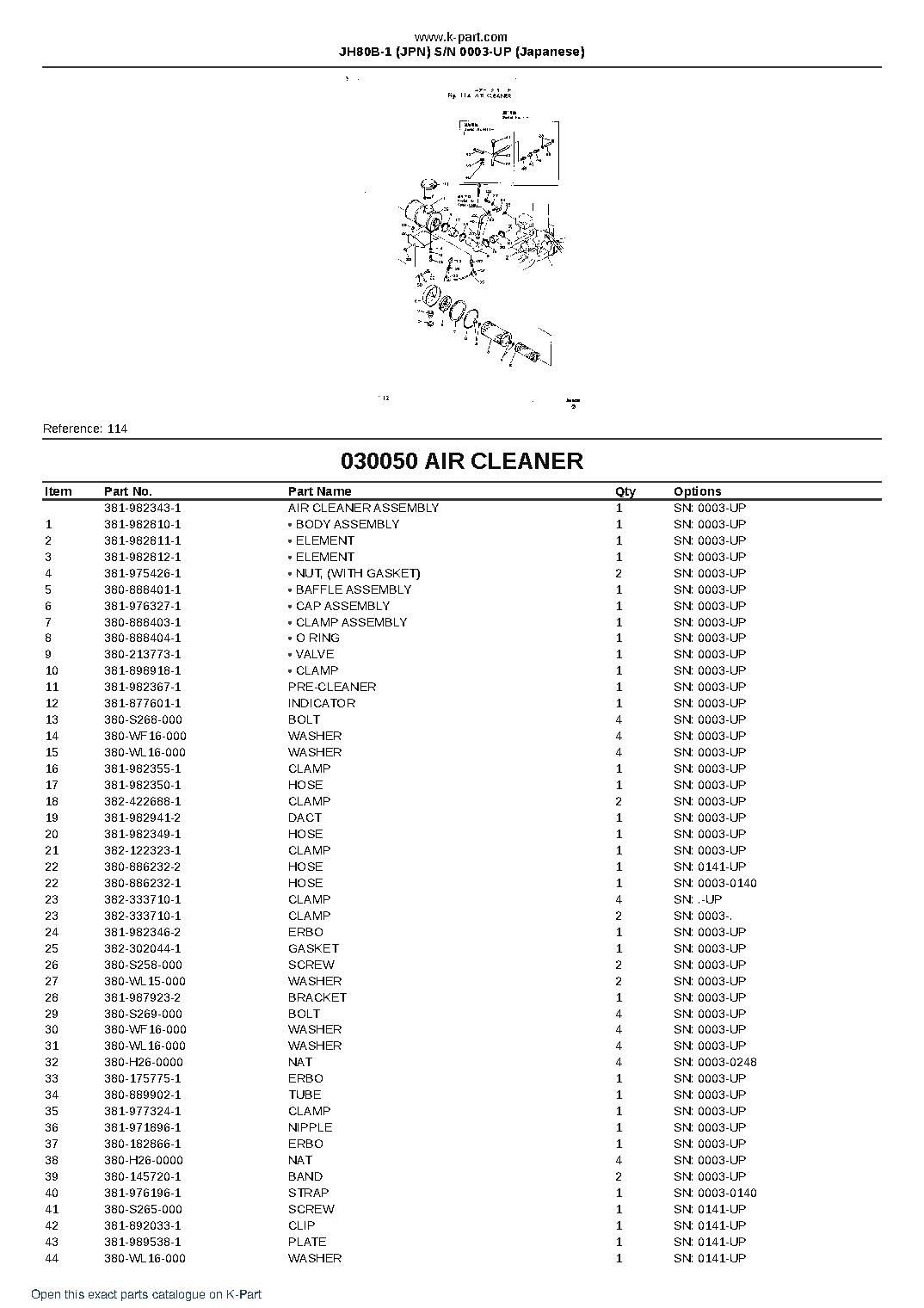 JH80B-1 (JPN) S/N 0003-UP (Japanese) – sample page 7 JH80B-1 (JPN) S/N 0003-UP (Japanese) – sample page 7