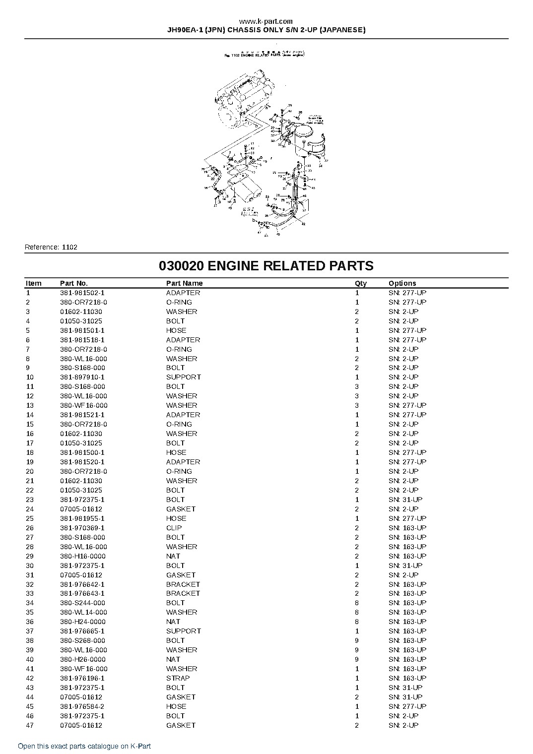 JH90EA-1 (JPN) CHASSIS ONLY S/N 2-UP (JAPANESE) – sample page 3 JH90EA-1 (JPN) CHASSIS ONLY S/N 2-UP (JAPANESE) – sample page 3