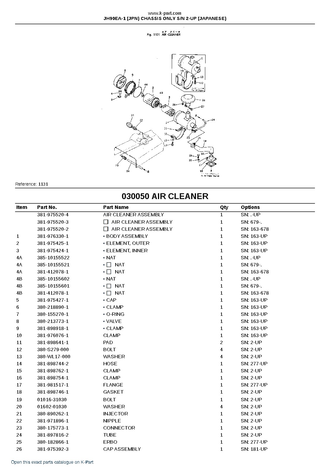 JH90EA-1 (JPN) CHASSIS ONLY S/N 2-UP (JAPANESE) – sample page 9 JH90EA-1 (JPN) CHASSIS ONLY S/N 2-UP (JAPANESE) – sample page 9