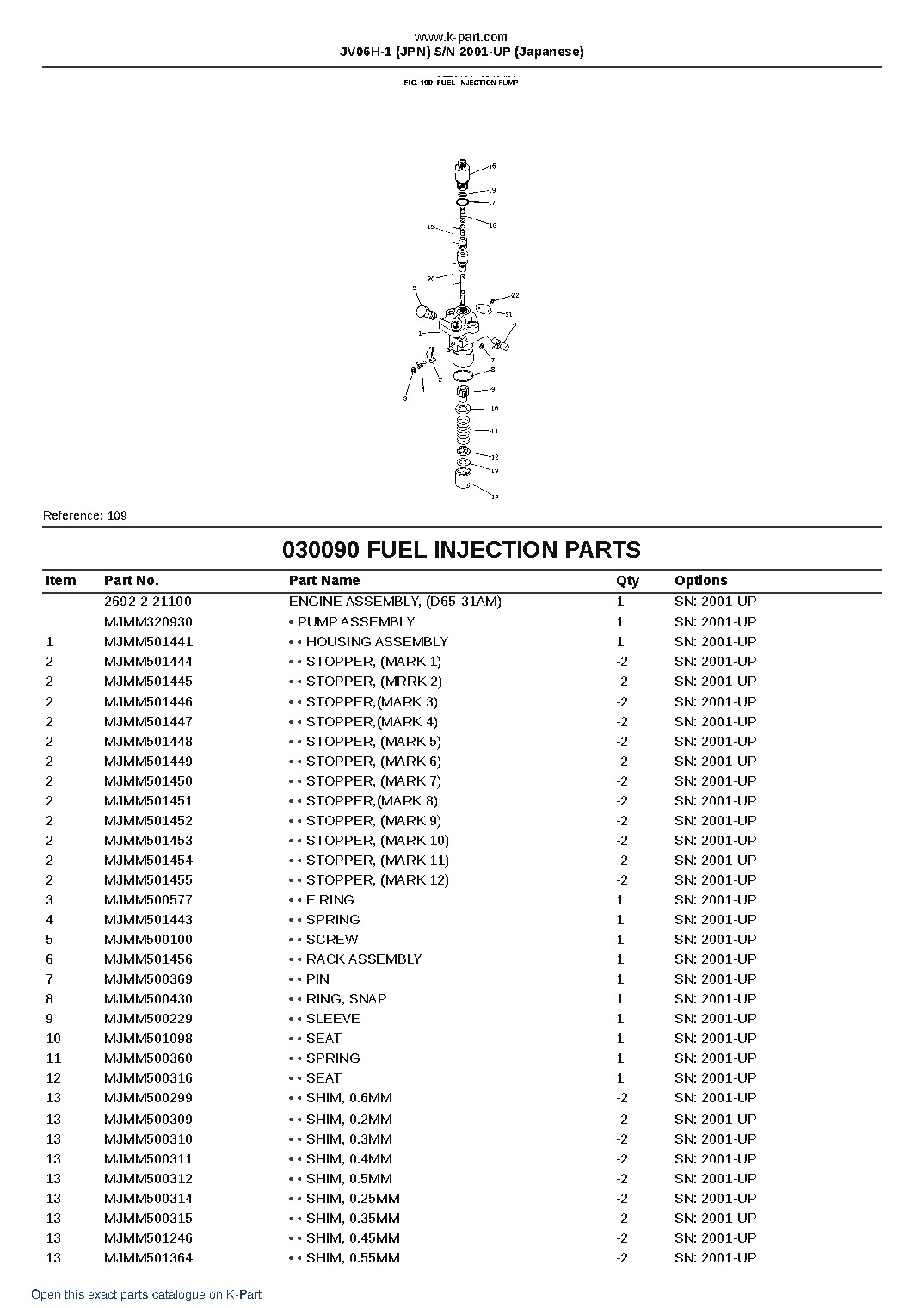 JV06H-1 (JPN) S/N 2001-UP (Japanese) – sample page 10 JV06H-1 (JPN) S/N 2001-UP (Japanese) – sample page 10