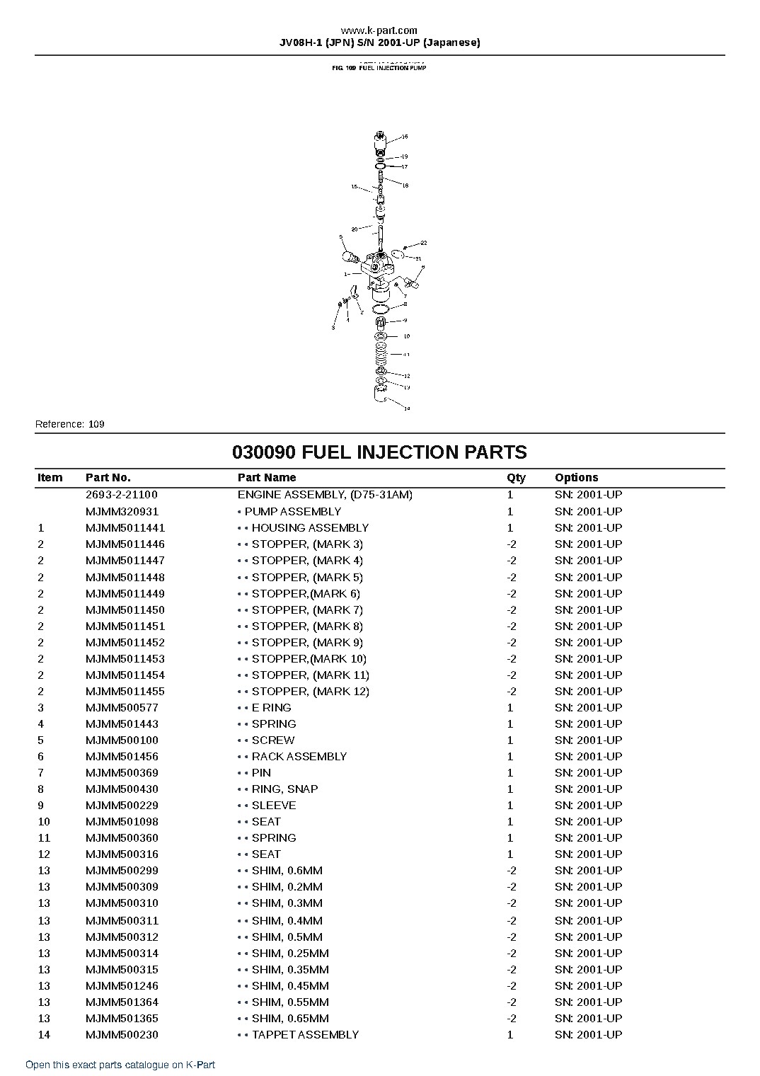 JV08H-1 (JPN) S/N 2001-UP (Japanese) – sample page 10 JV08H-1 (JPN) S/N 2001-UP (Japanese) – sample page 10