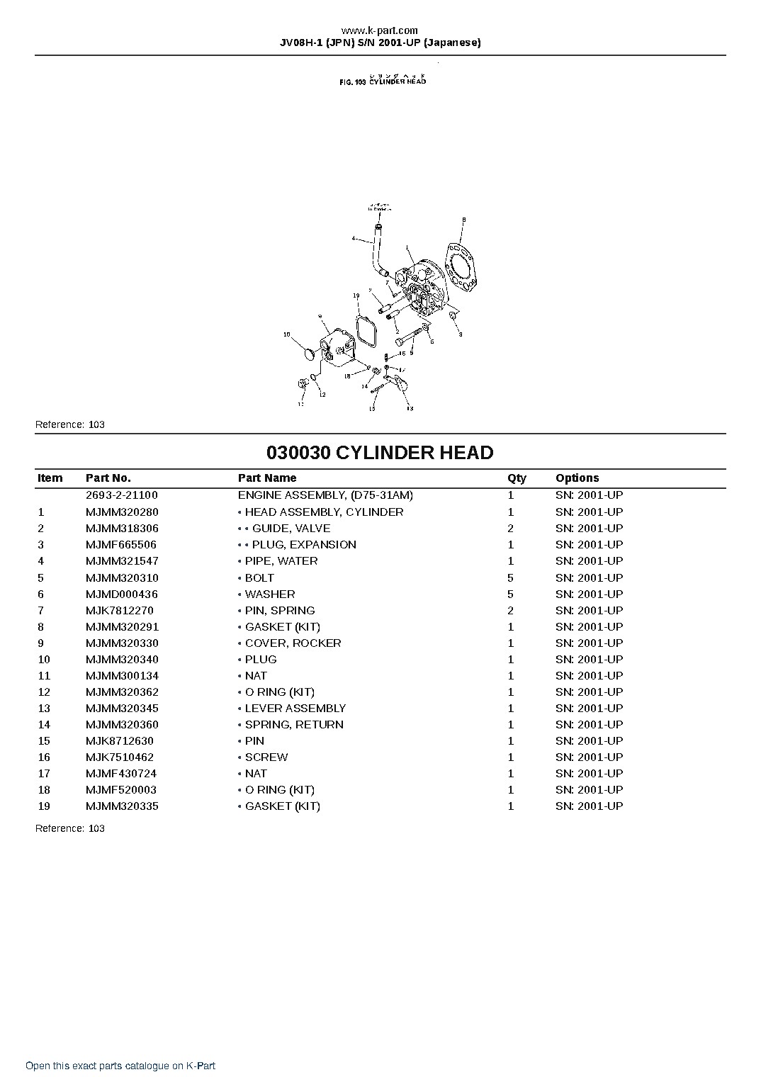JV08H-1 (JPN) S/N 2001-UP (Japanese) – sample page 3 JV08H-1 (JPN) S/N 2001-UP (Japanese) – sample page 3