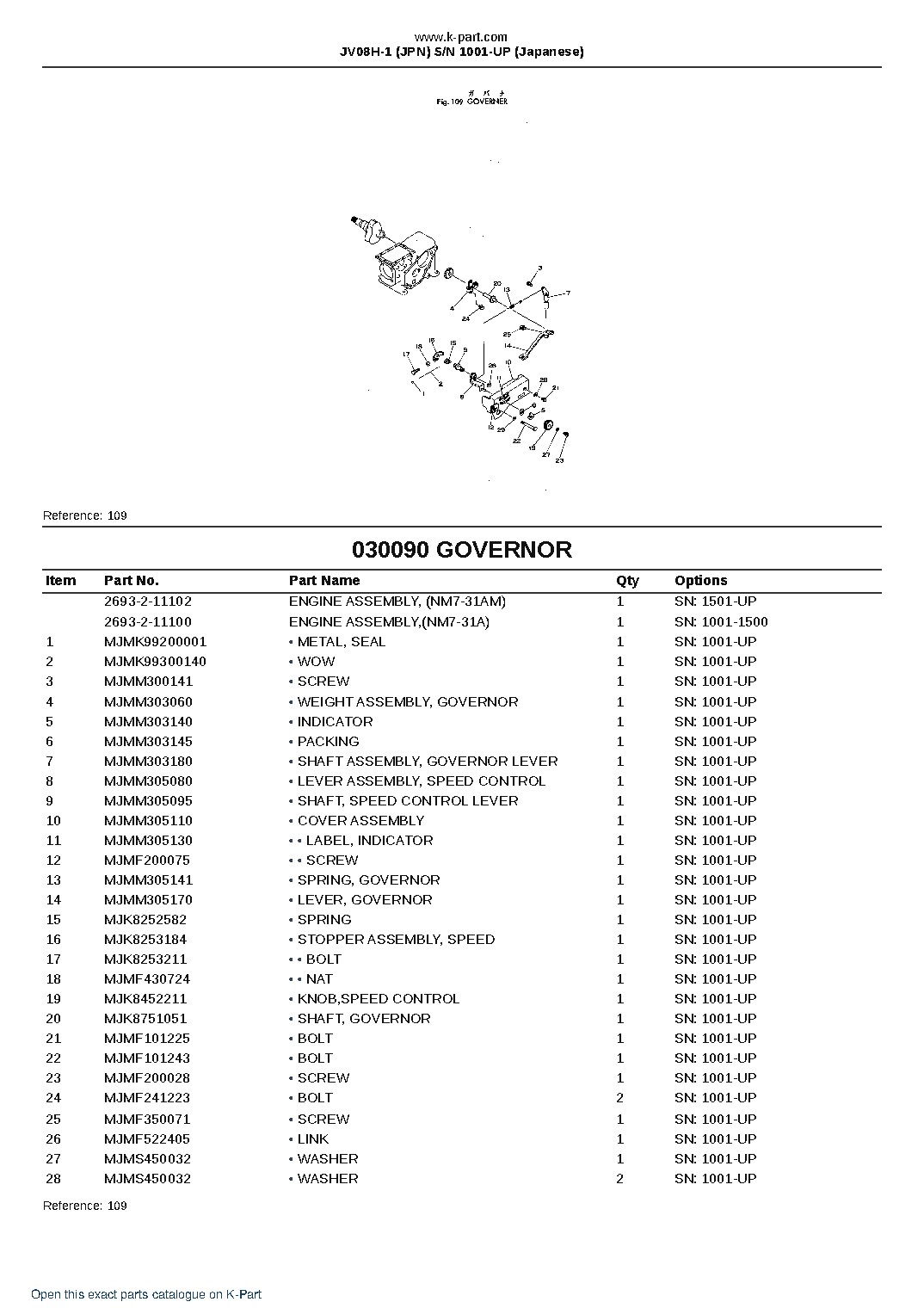 JV08H-1 (JPN) S/N 1001-UP (Japanese) – sample page 10 JV08H-1 (JPN) S/N 1001-UP (Japanese) – sample page 10