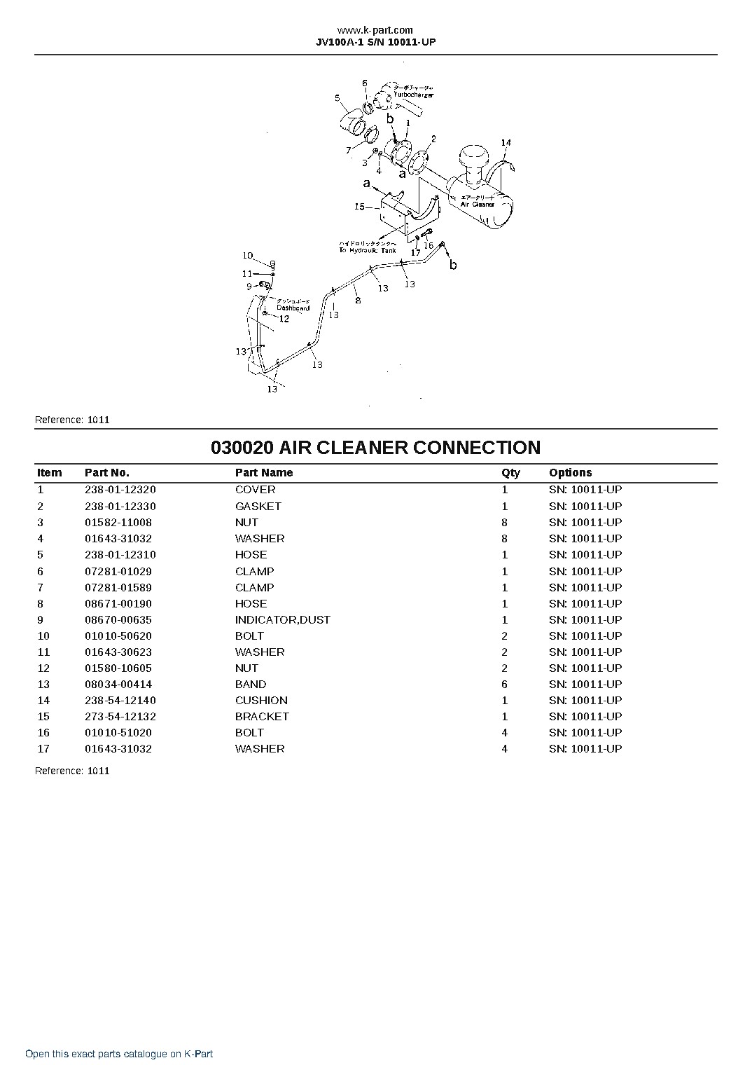JV100A-1 S/N 10011-UP – sample page 2 JV100A-1 S/N 10011-UP – sample page 2