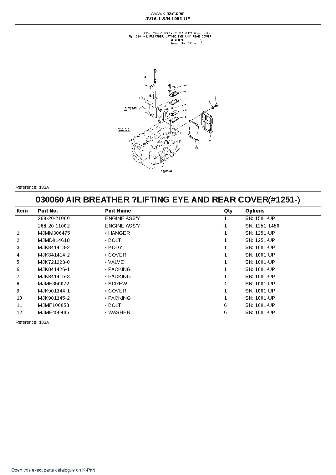 JV16-1 S/N 1001-UP – sample page 10