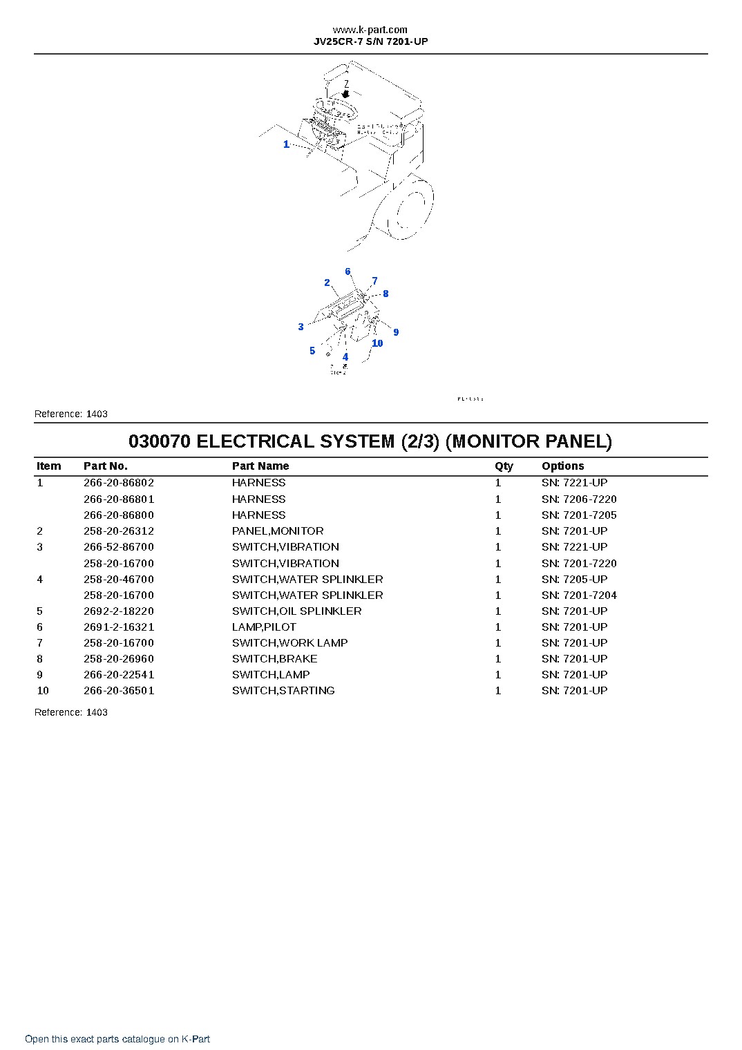 JV25CR-7 S/N 7201-UP – sample page 9