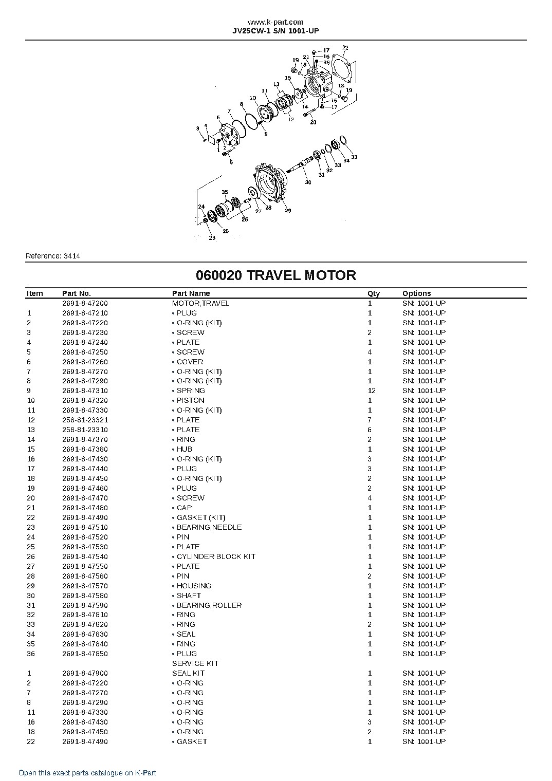 JV25CW-1 S/N 1001-UP – sample page 10