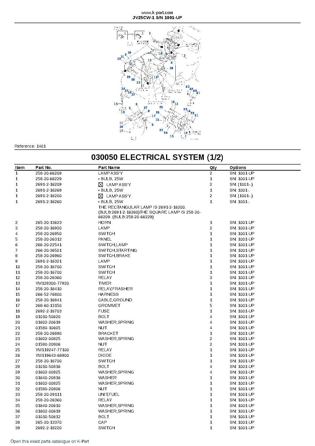 JV25CW-1 S/N 1001-UP – sample page 5