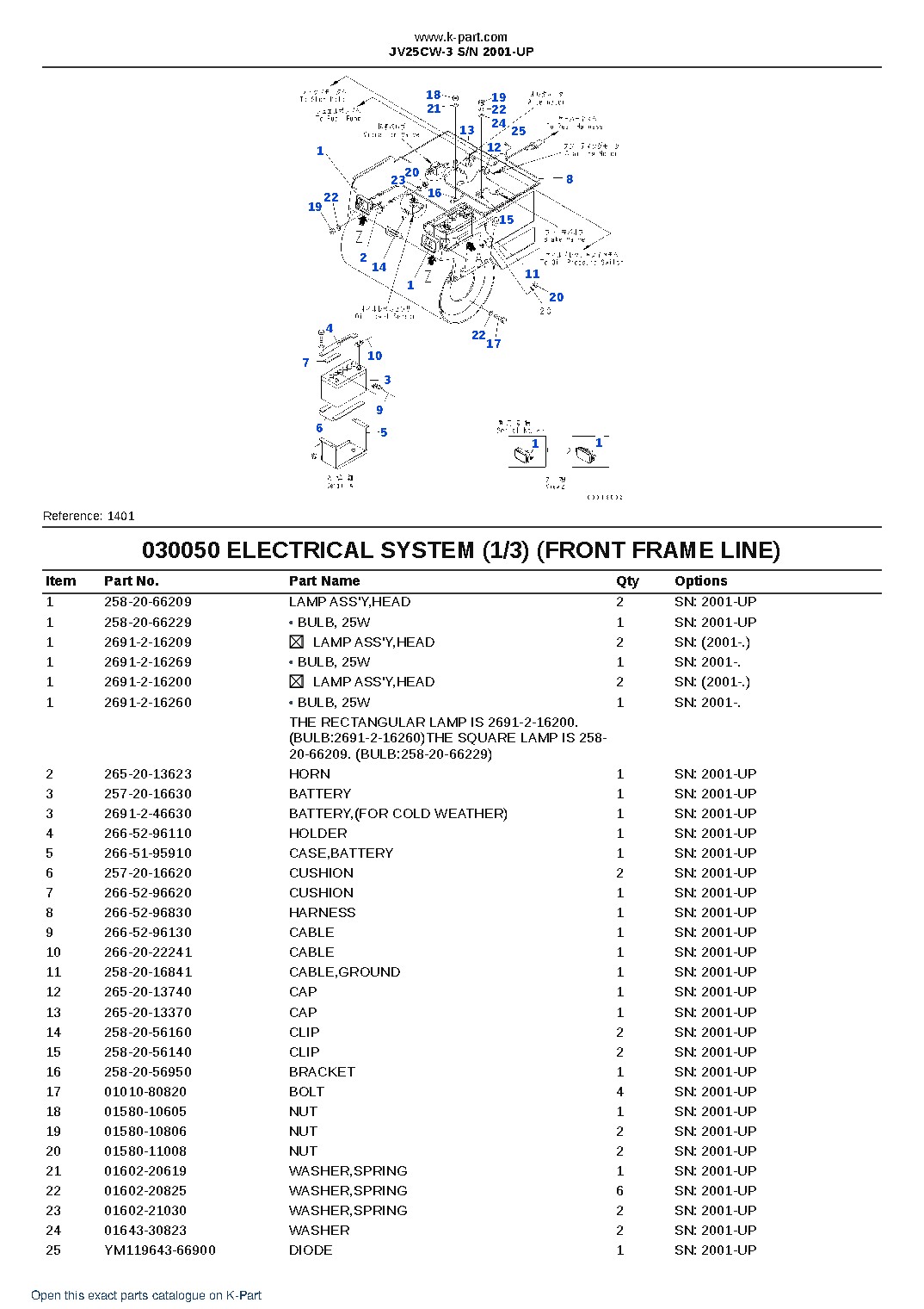 JV25CW-3 S/N 2001-UP – sample page 6