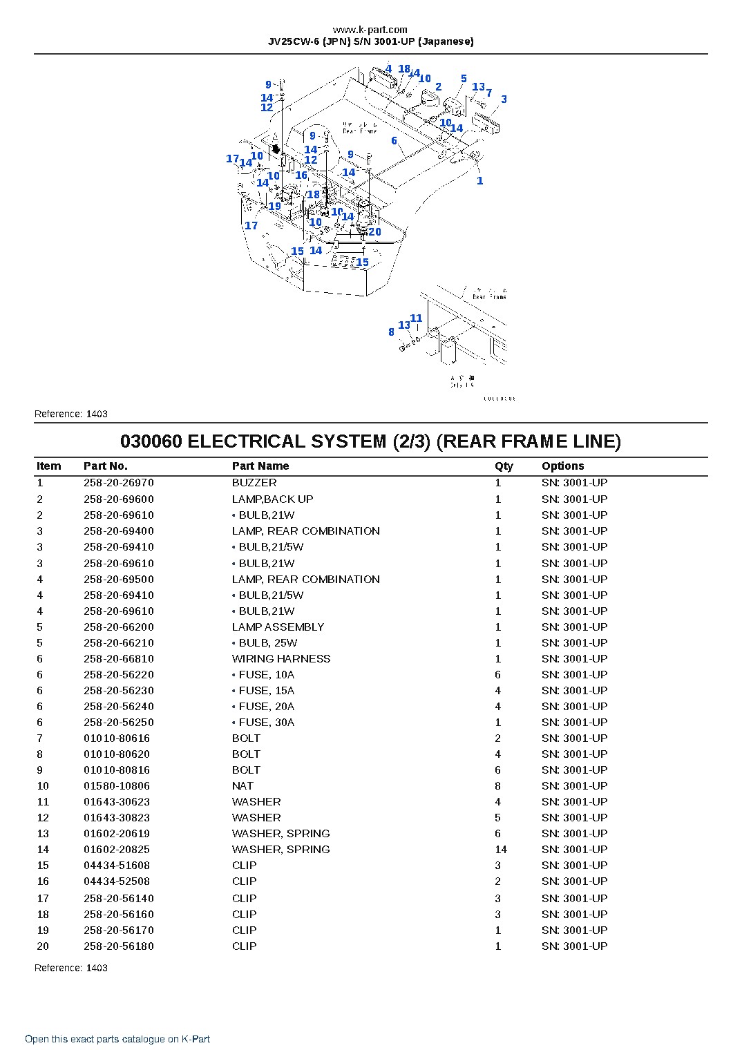 JV25CW-6 (JPN) S/N 3001-UP (Japanese) – sample page 7 JV25CW-6 (JPN) S/N 3001-UP (Japanese) – sample page 7