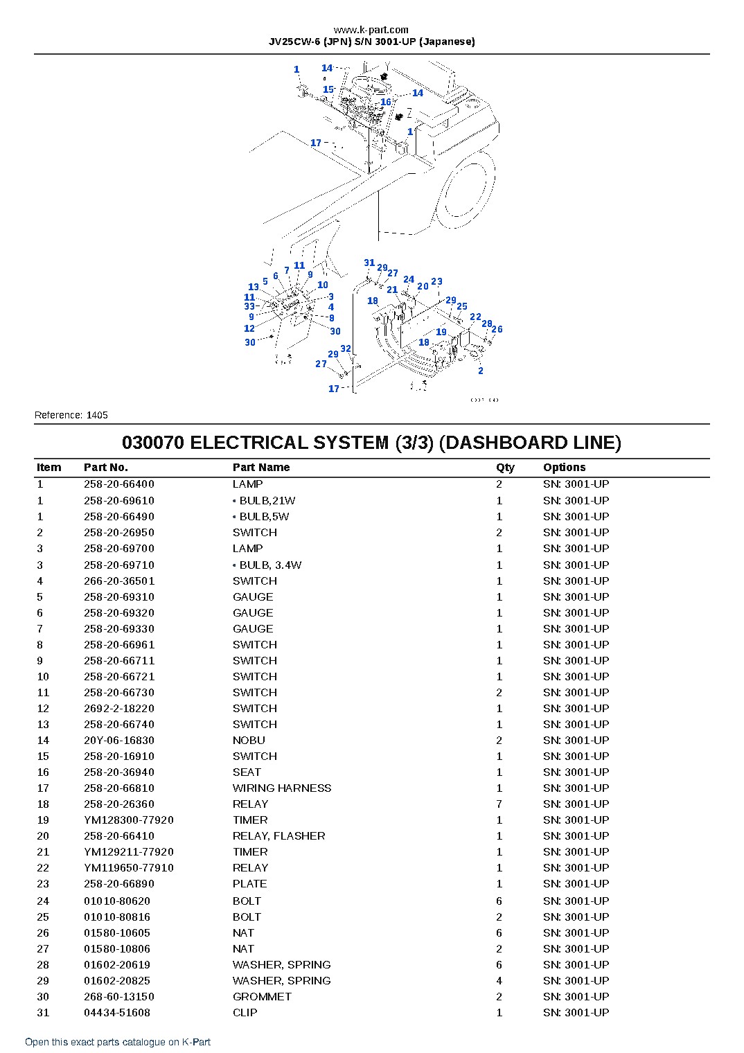 JV25CW-6 (JPN) S/N 3001-UP (Japanese) – sample page 8 JV25CW-6 (JPN) S/N 3001-UP (Japanese) – sample page 8