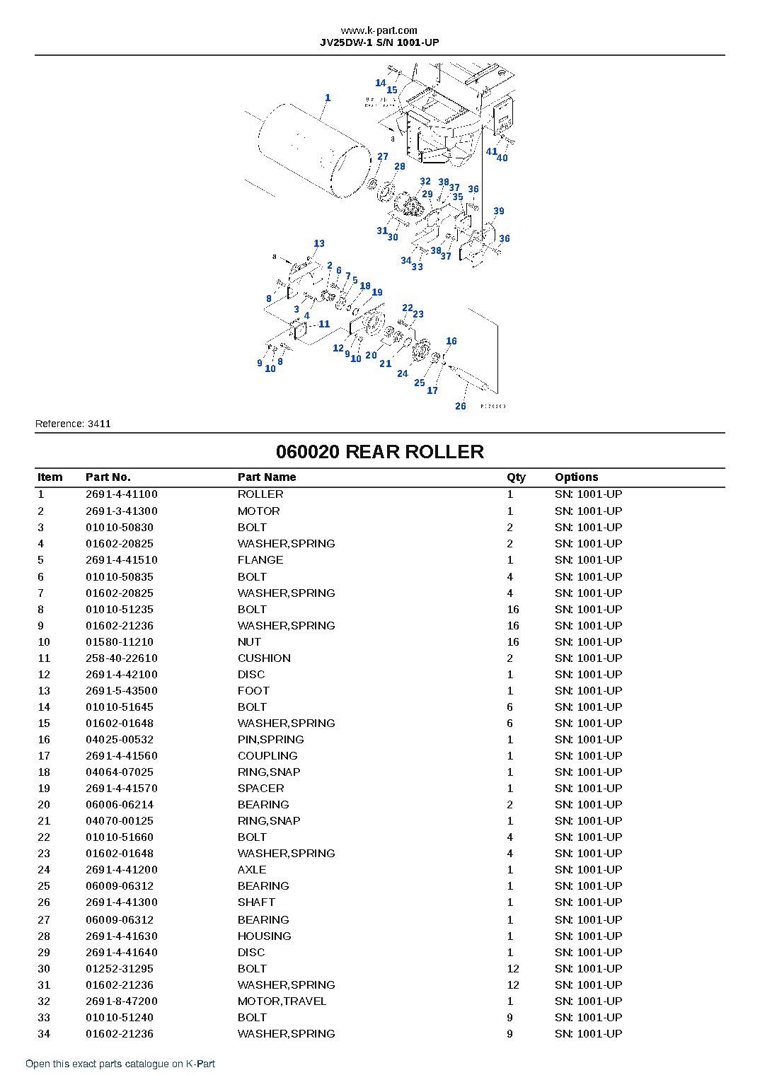 JV25DW-1 S/N 1001-UP – sample page 10