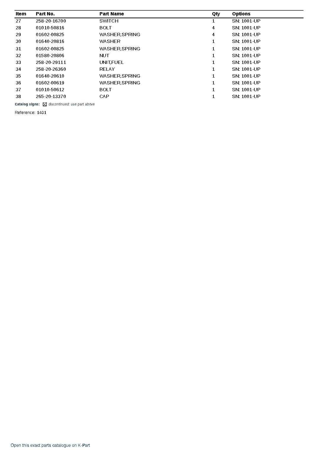 JV25DW-1 S/N 1001-UP – sample page 6