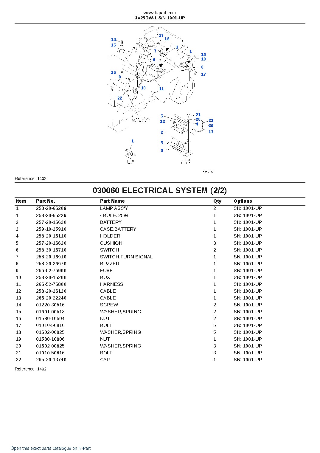 JV25DW-1 S/N 1001-UP – sample page 7