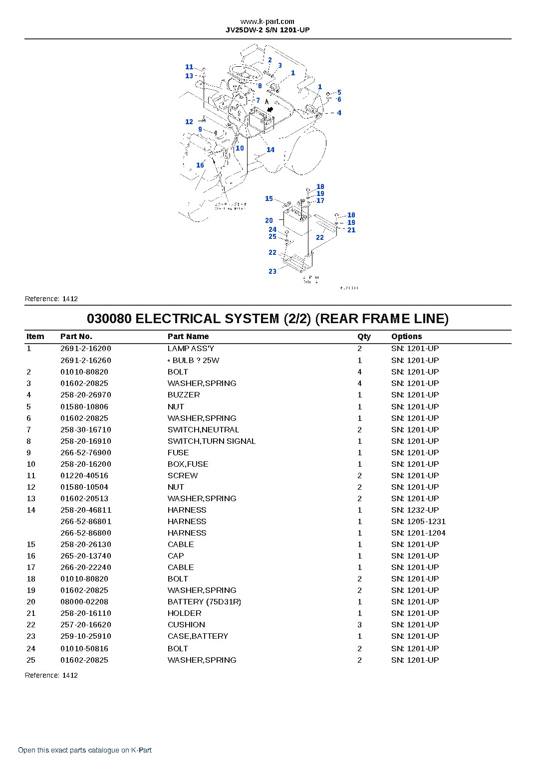 JV25DW-2 S/N 1201-UP – sample page 10 JV25DW-2 S/N 1201-UP – sample page 10