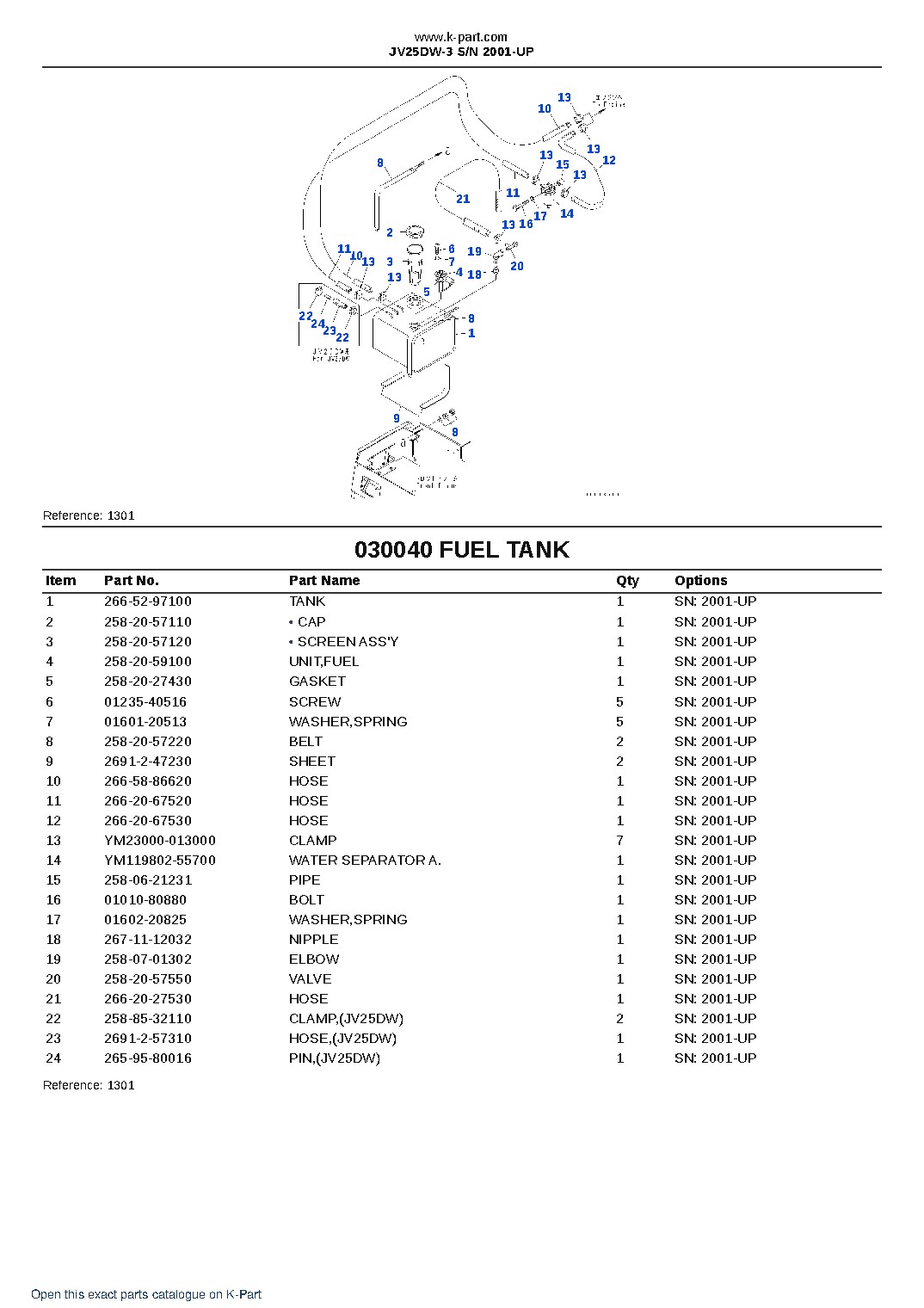 JV25DW-3 S/N 2001-UP – sample page 5 JV25DW-3 S/N 2001-UP – sample page 5