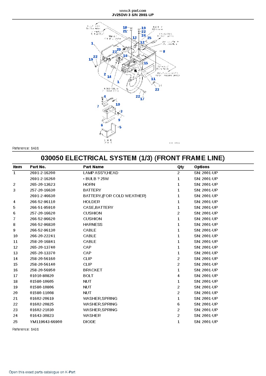 JV25DW-3 S/N 2001-UP – sample page 6 JV25DW-3 S/N 2001-UP – sample page 6