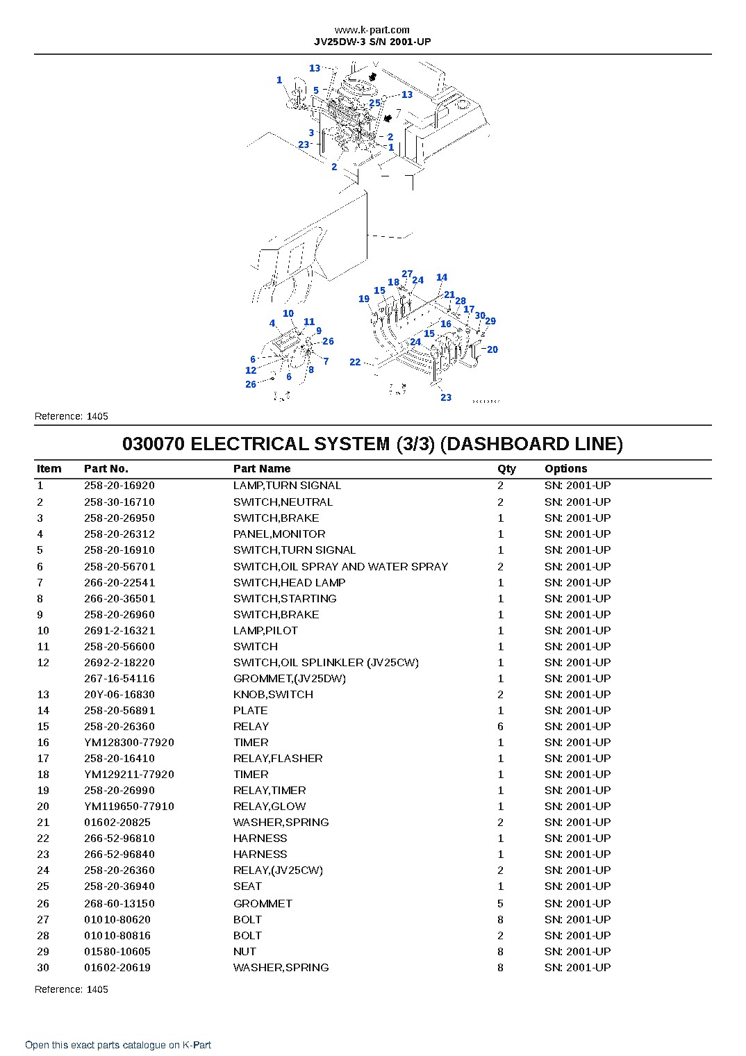 JV25DW-3 S/N 2001-UP – sample page 8 JV25DW-3 S/N 2001-UP – sample page 8
