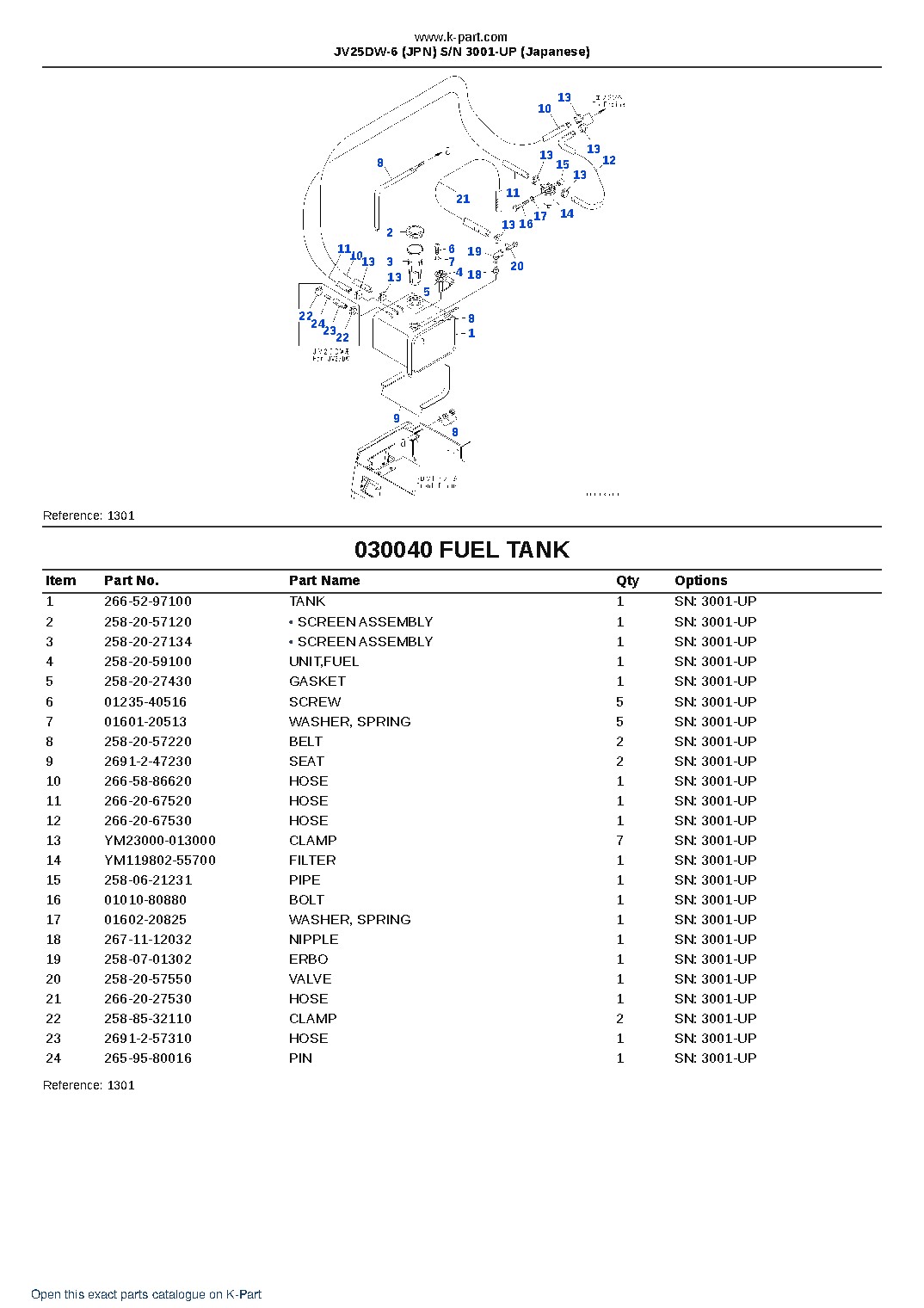 JV25DW-6 (JPN) S/N 3001-UP (Japanese) – sample page 5 JV25DW-6 (JPN) S/N 3001-UP (Japanese) – sample page 5