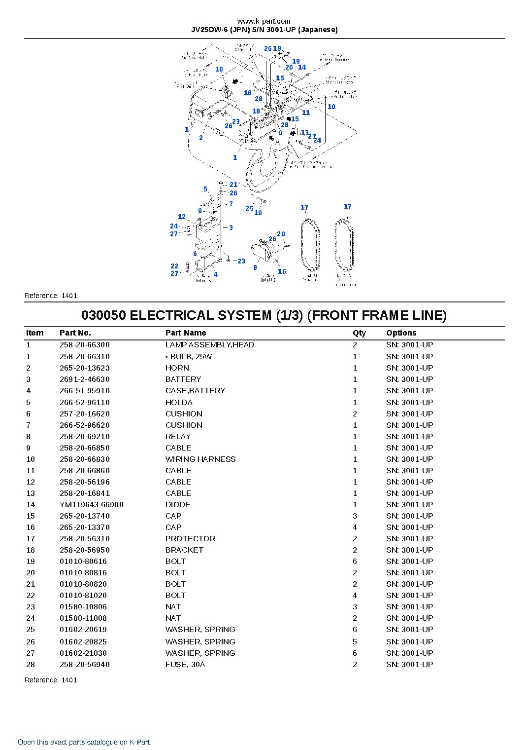 JV25DW-6 (JPN) S/N 3001-UP (Japanese) – sample page 6 JV25DW-6 (JPN) S/N 3001-UP (Japanese) – sample page 6