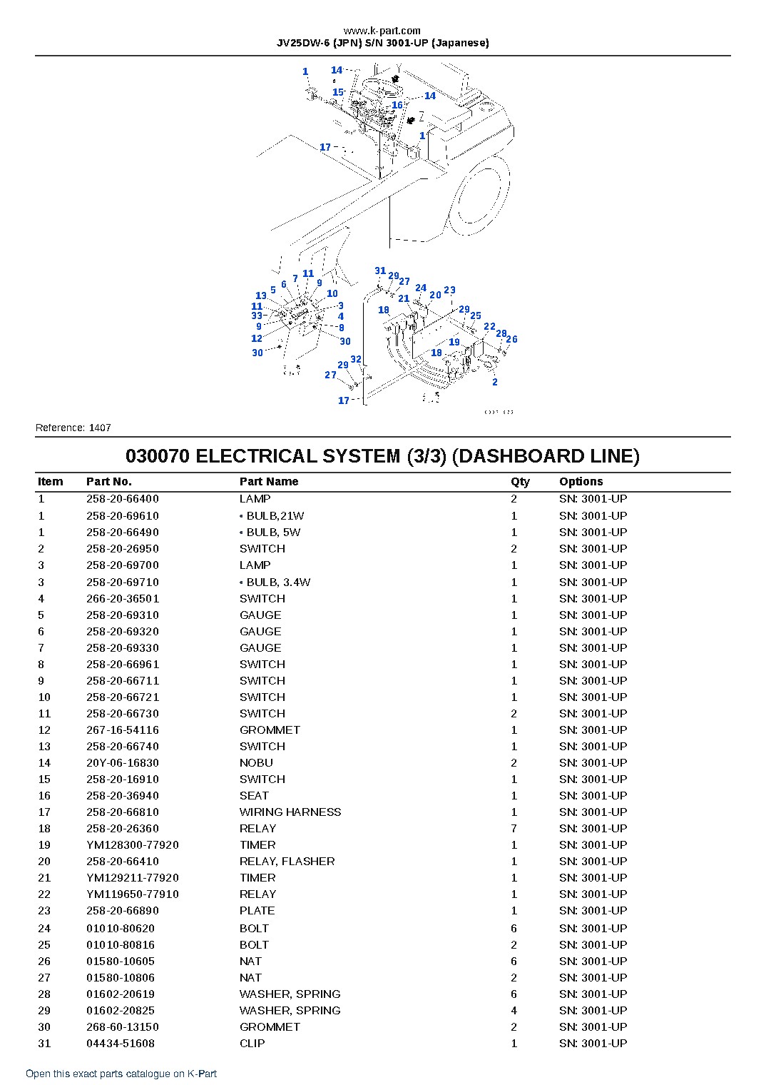 JV25DW-6 (JPN) S/N 3001-UP (Japanese) – sample page 8 JV25DW-6 (JPN) S/N 3001-UP (Japanese) – sample page 8