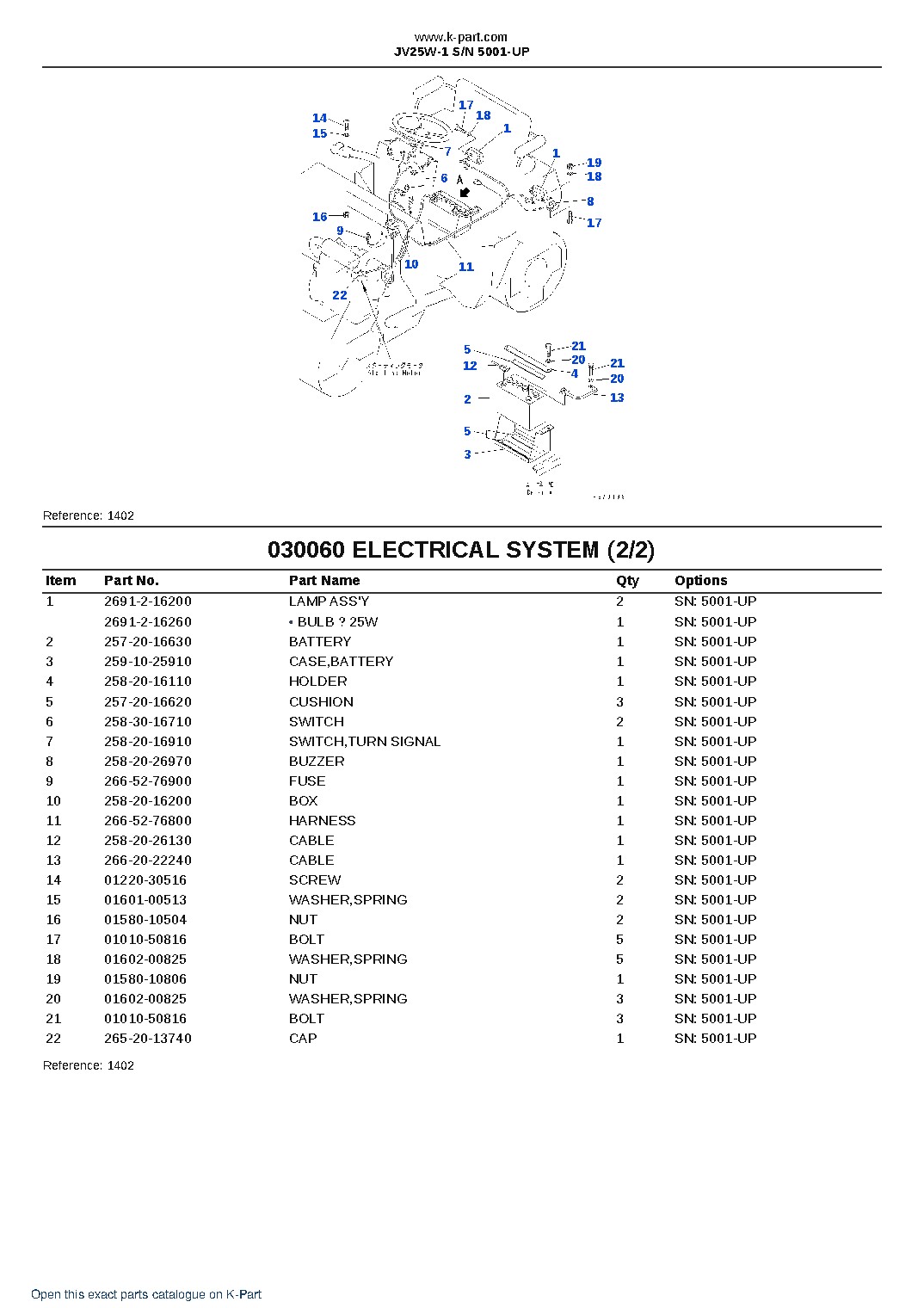 JV25W-1 S/N 5001-UP – sample page 7