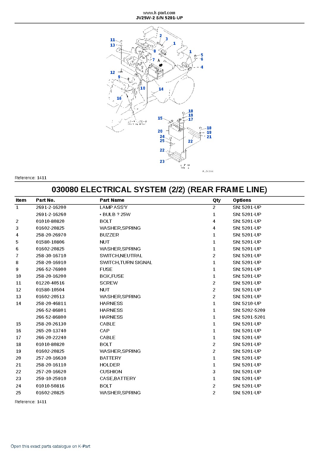 JV25W-2 S/N 5201-UP – sample page 10 JV25W-2 S/N 5201-UP – sample page 10