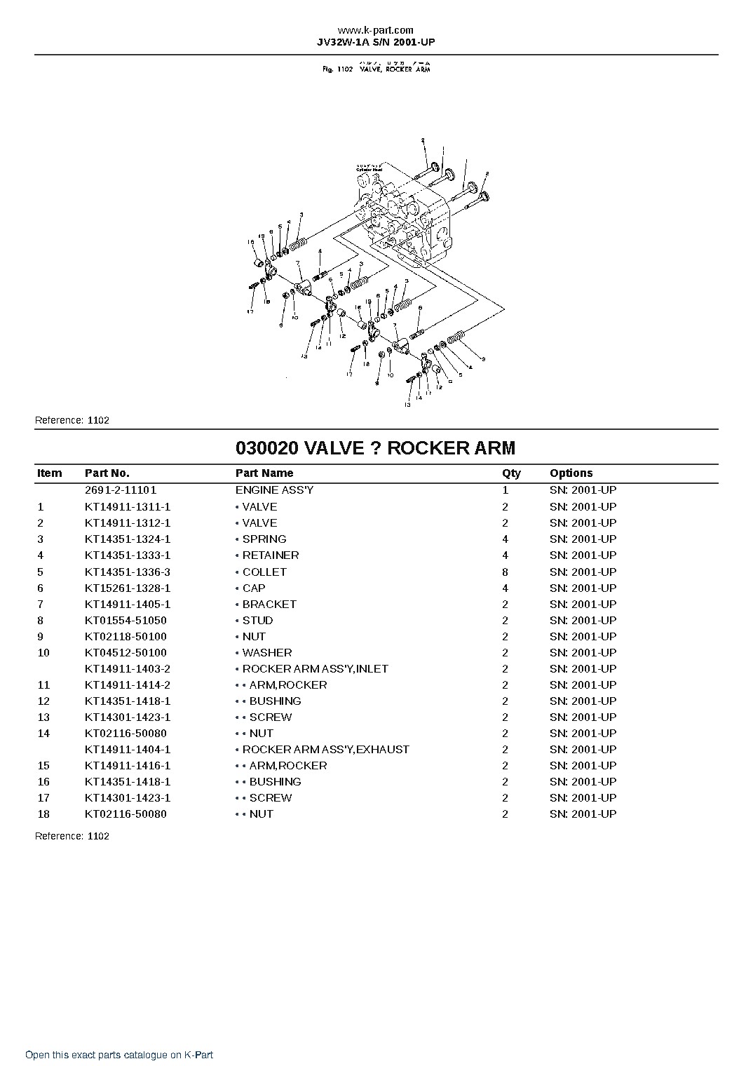 JV32W-1A S/N 2001-UP – sample page 2