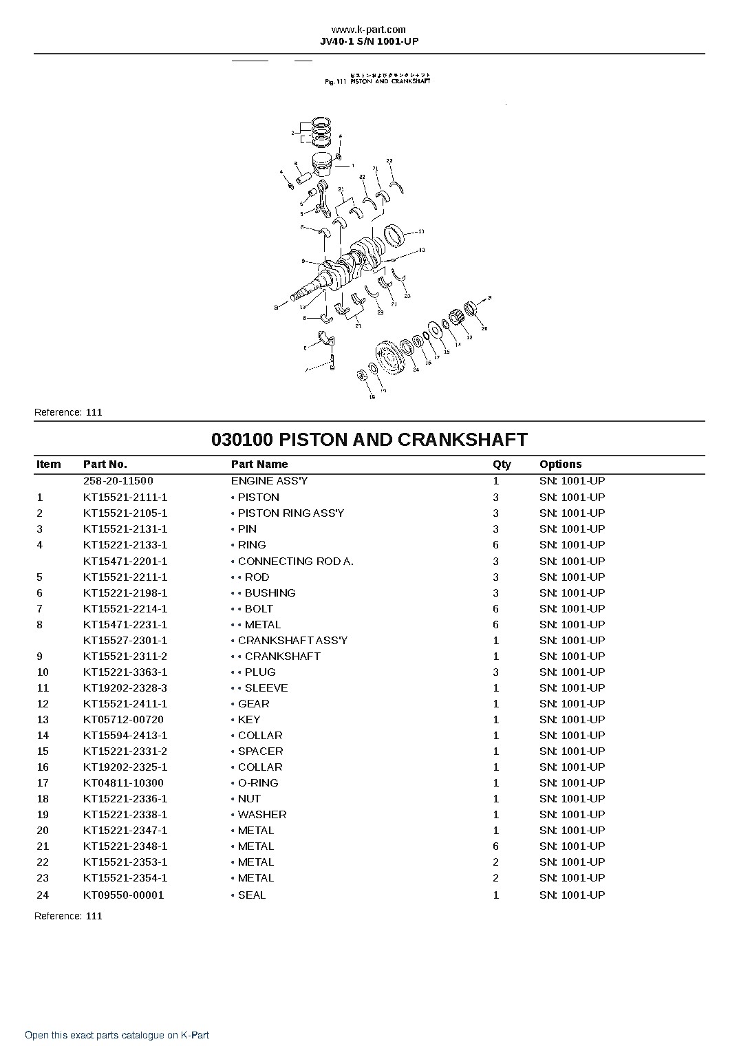 JV40-1 S/N 1001-UP – sample page 10 JV40-1 S/N 1001-UP – sample page 10