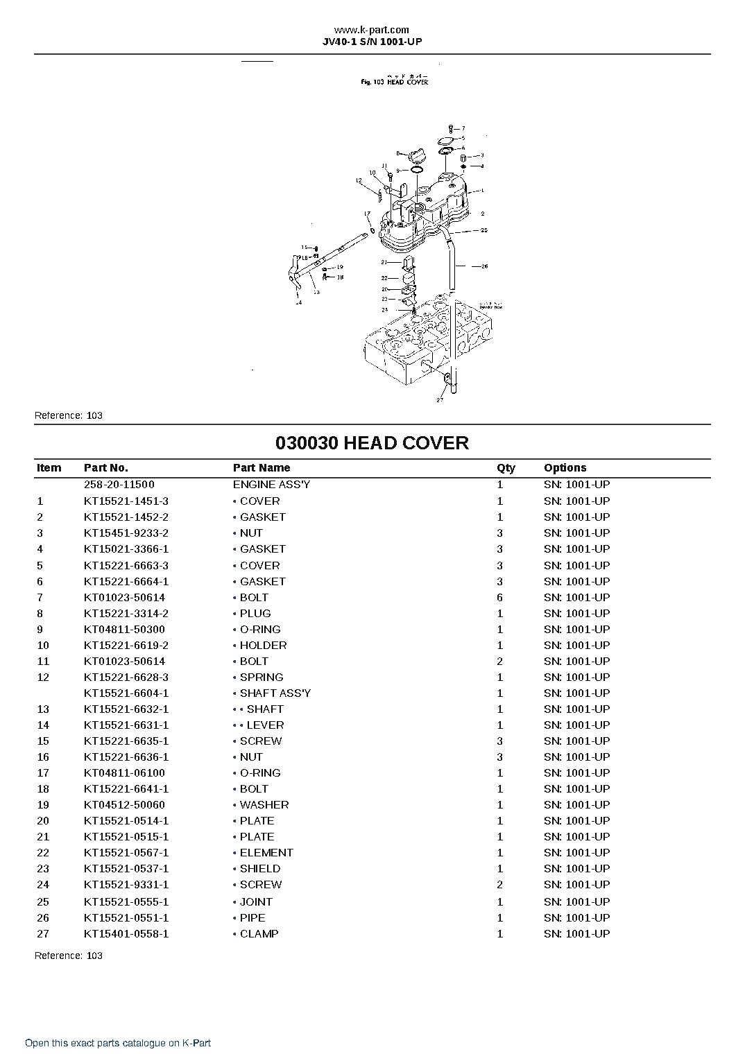 JV40-1 S/N 1001-UP – sample page 3 JV40-1 S/N 1001-UP – sample page 3