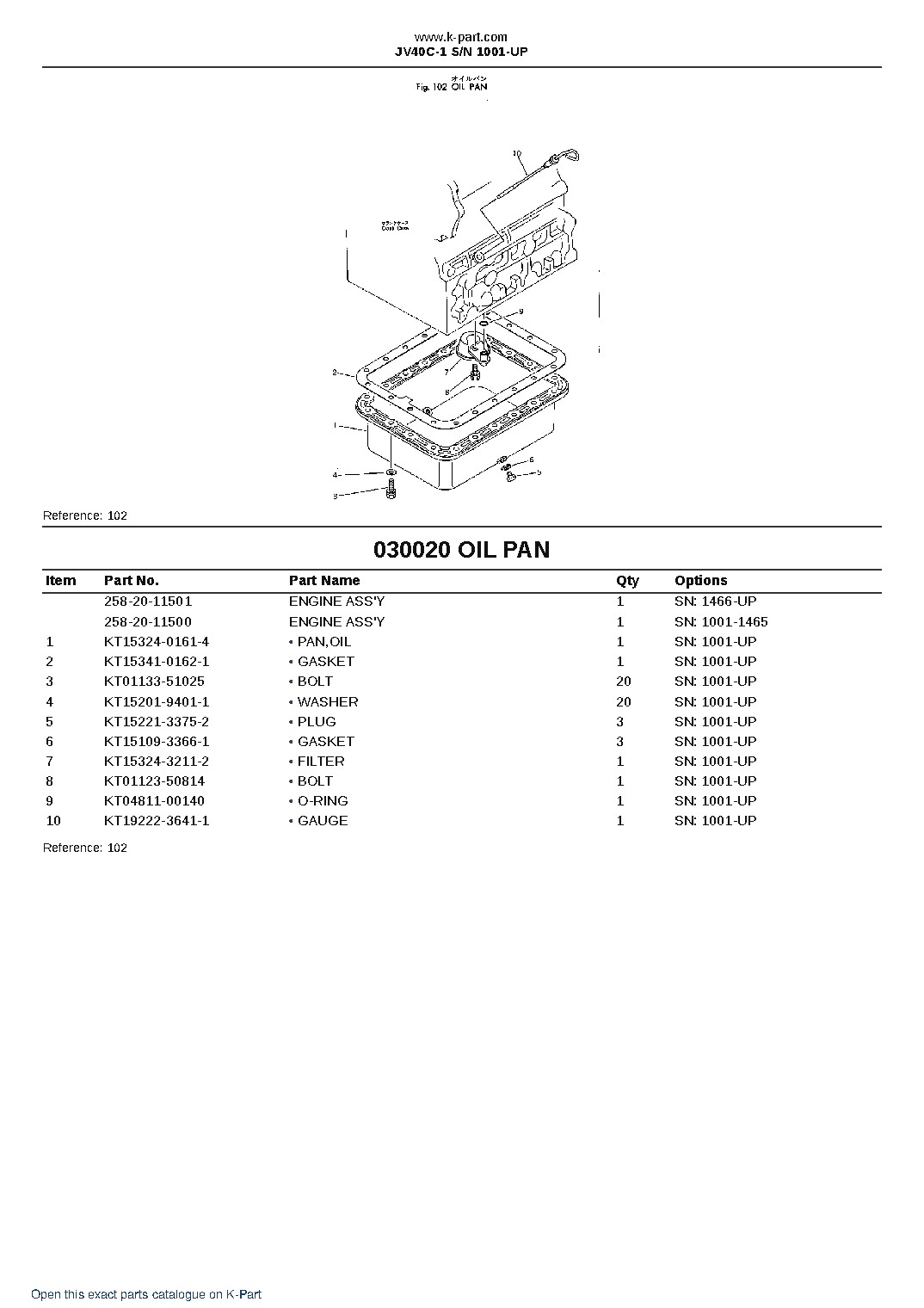 JV40C-1 S/N 1001-UP – sample page 2 JV40C-1 S/N 1001-UP – sample page 2