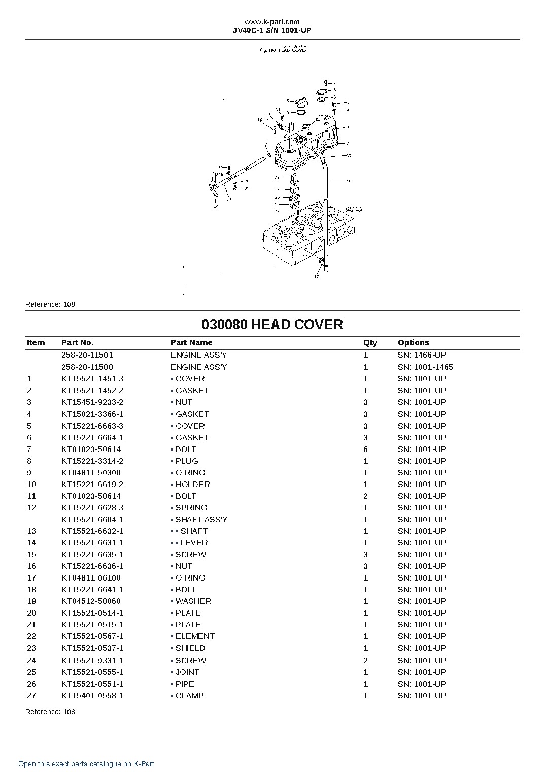JV40C-1 S/N 1001-UP – sample page 8 JV40C-1 S/N 1001-UP – sample page 8