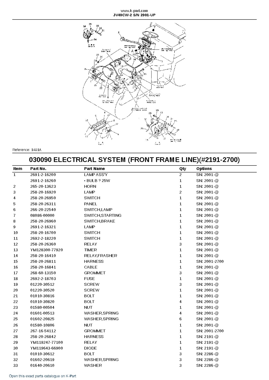 JV40CW-2 S/N 2001-UP – sample page 10 JV40CW-2 S/N 2001-UP – sample page 10