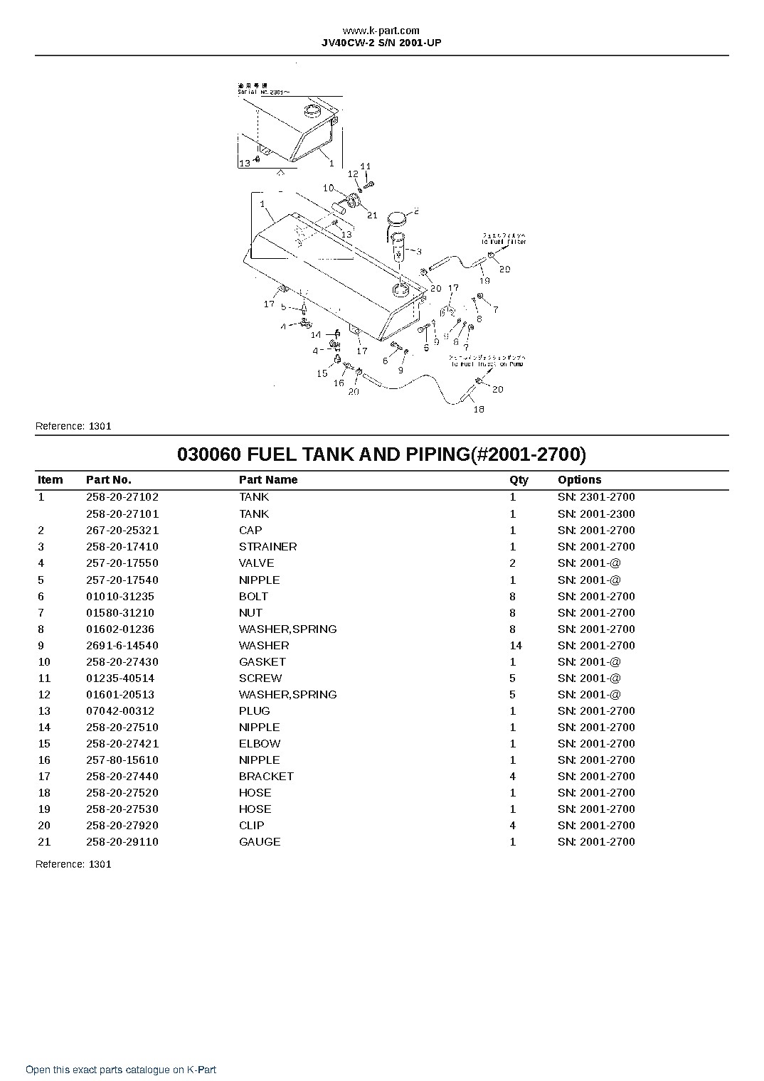 JV40CW-2 S/N 2001-UP – sample page 7 JV40CW-2 S/N 2001-UP – sample page 7