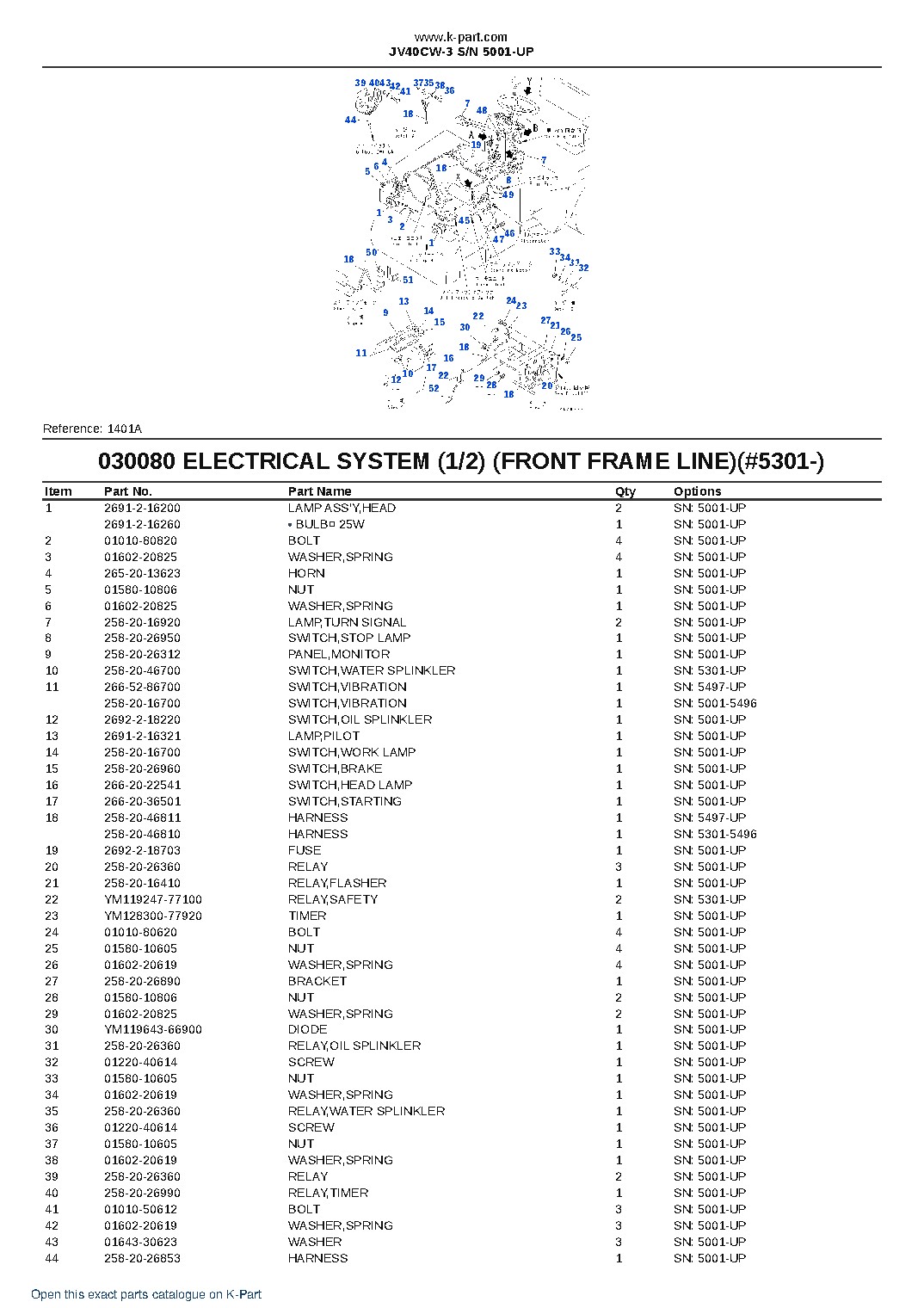 JV40CW-3 S/N 5001-UP – sample page 10