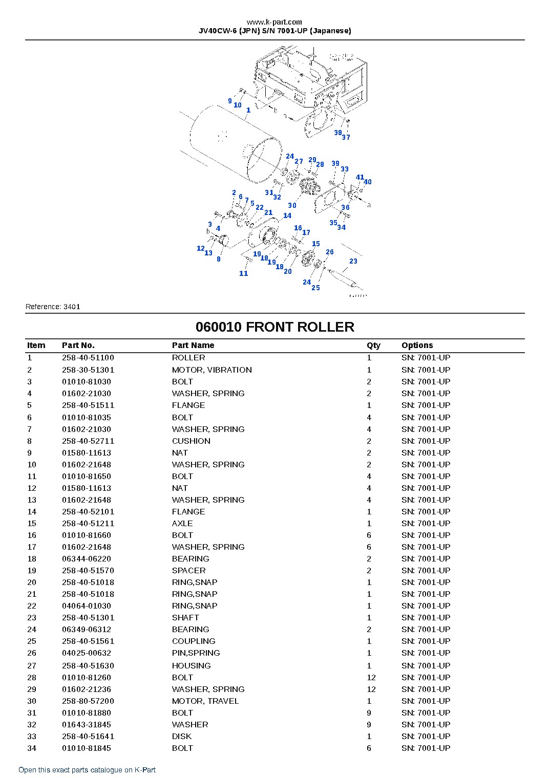 JV40CW-6 (JPN) S/N 7001-UP (Japanese) – sample page 10 JV40CW-6 (JPN) S/N 7001-UP (Japanese) – sample page 10