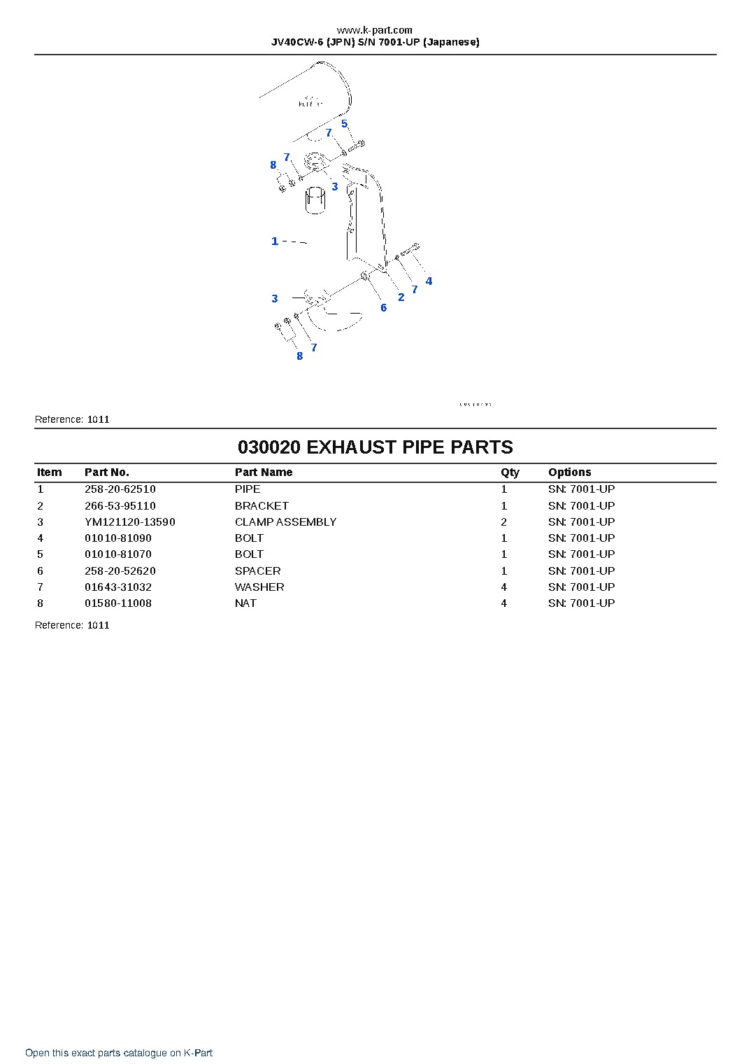 JV40CW-6 (JPN) S/N 7001-UP (Japanese) – sample page 3 JV40CW-6 (JPN) S/N 7001-UP (Japanese) – sample page 3