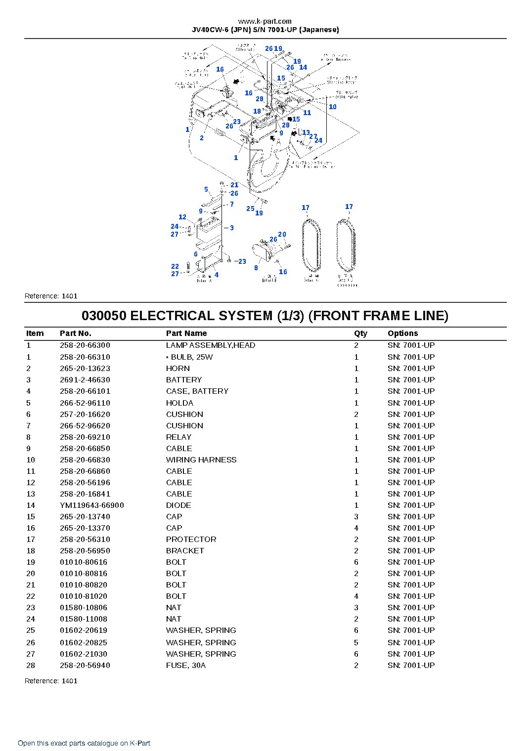 JV40CW-6 (JPN) S/N 7001-UP (Japanese) – sample page 6 JV40CW-6 (JPN) S/N 7001-UP (Japanese) – sample page 6