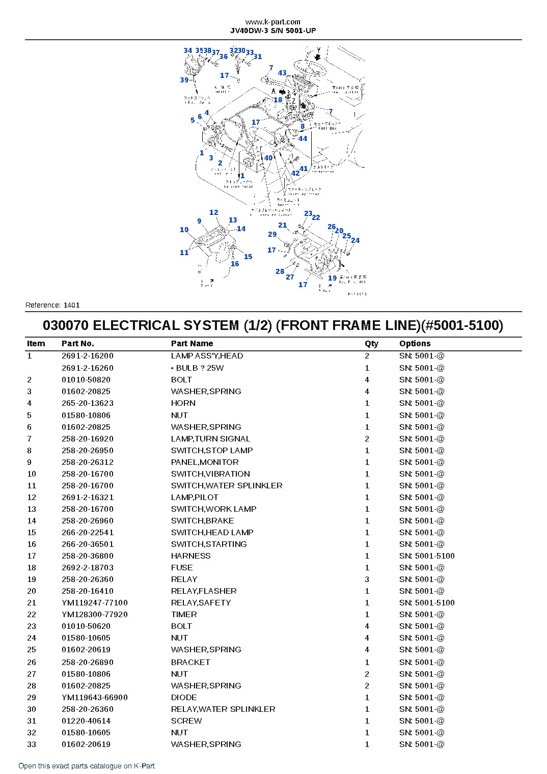 JV40DW-3 S/N 5001-UP – sample page 8 JV40DW-3 S/N 5001-UP – sample page 8