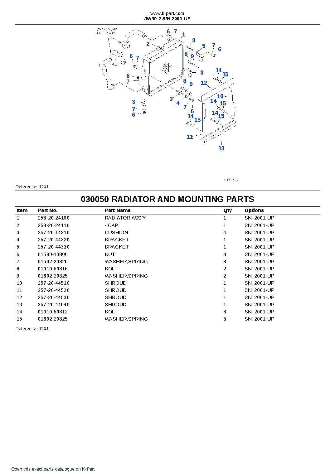 JW30-2 S/N 2001-UP – sample page 6
