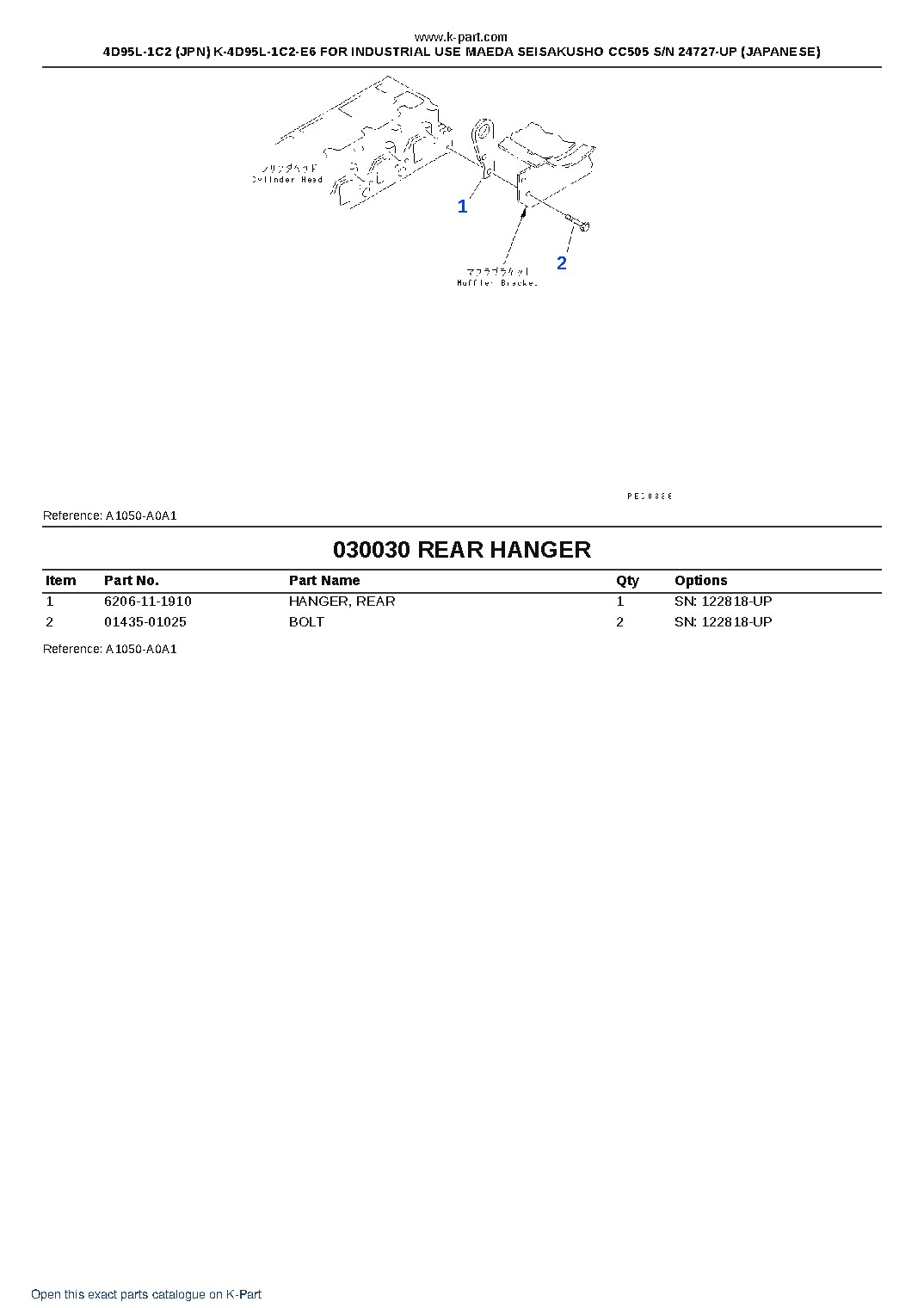 4D95L-1C2 (JPN) K-4D95L-1C2-E6 FOR INDUSTRIAL USE MAEDA SEISAKUSHO CC505 S/N 24727-UP (JAPANESE) – sample page 3 4D95L-1C2 (JPN) K-4D95L-1C2-E6 FOR INDUSTRIAL USE MAEDA SEISAKUSHO CC505 S/N 24727-UP (JAPANESE) – sample page 3