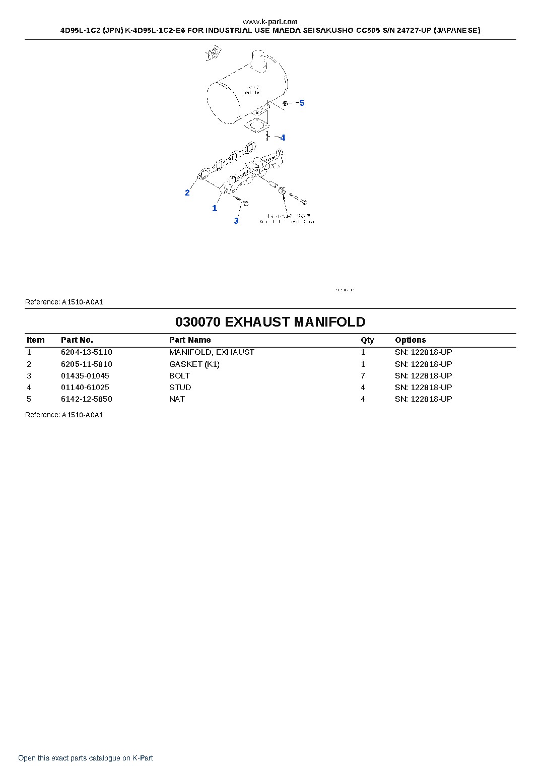 4D95L-1C2 (JPN) K-4D95L-1C2-E6 FOR INDUSTRIAL USE MAEDA SEISAKUSHO CC505 S/N 24727-UP (JAPANESE) – sample page 7 4D95L-1C2 (JPN) K-4D95L-1C2-E6 FOR INDUSTRIAL USE MAEDA SEISAKUSHO CC505 S/N 24727-UP (JAPANESE) – sample page 7