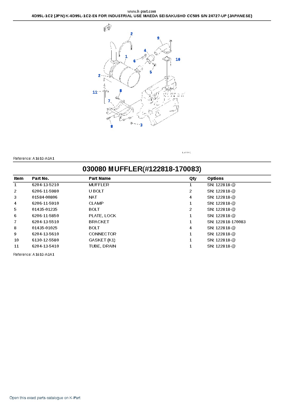 4D95L-1C2 (JPN) K-4D95L-1C2-E6 FOR INDUSTRIAL USE MAEDA SEISAKUSHO CC505 S/N 24727-UP (JAPANESE) – sample page 8 4D95L-1C2 (JPN) K-4D95L-1C2-E6 FOR INDUSTRIAL USE MAEDA SEISAKUSHO CC505 S/N 24727-UP (JAPANESE) – sample page 8