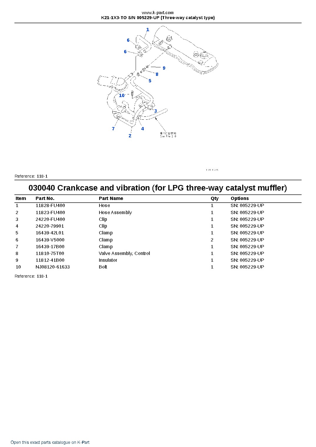 K21-1X3-TO S/N 005229-UP (Three-way catalyst type) – sample page 4 K21-1X3-TO S/N 005229-UP (Three-way catalyst type) – sample page 4