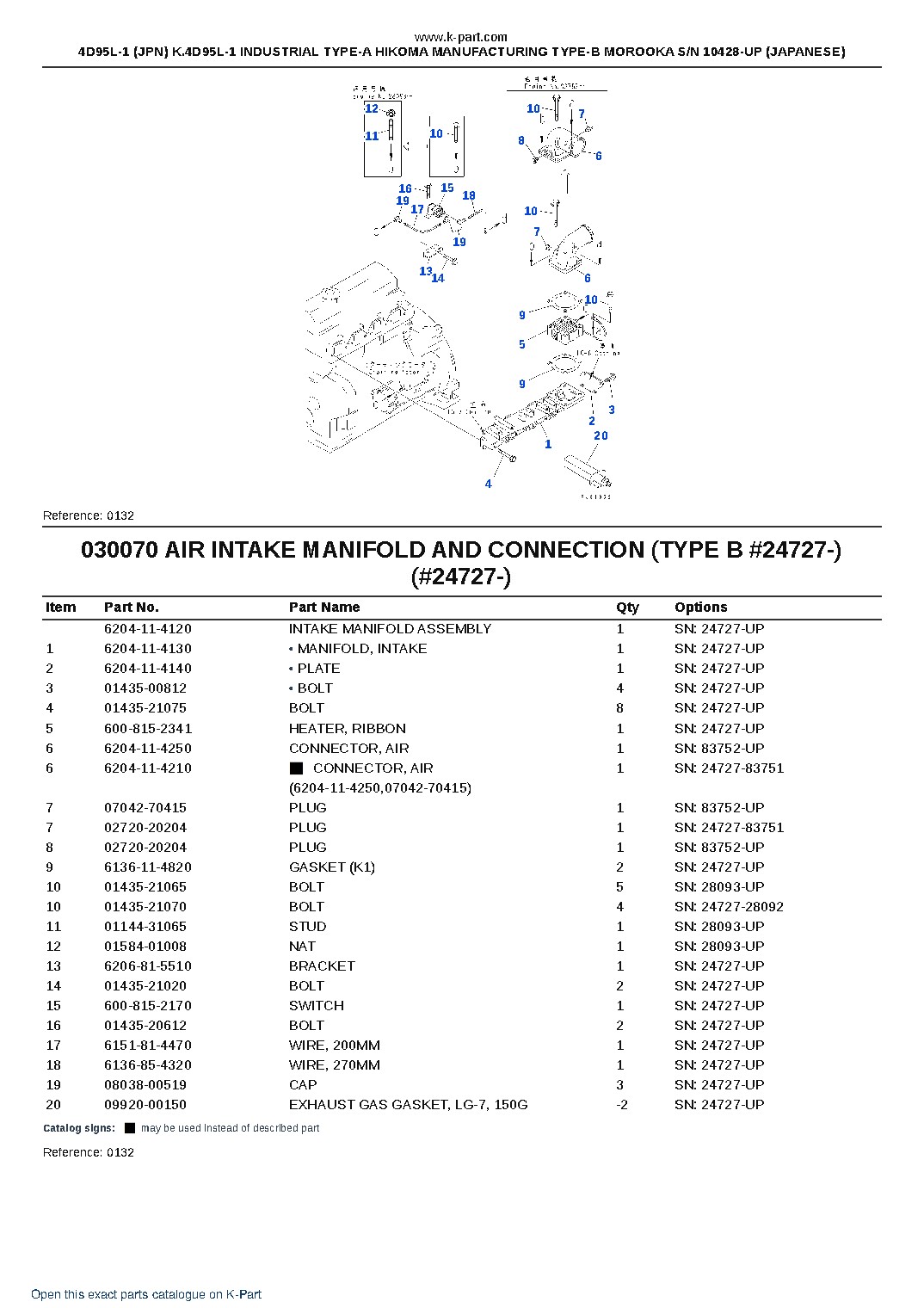 4D95L-1 (JPN) K.4D95L-1 INDUSTRIAL TYPE-A HIKOMA MANUFACTURING TYPE-B MOROOKA S/N 10428-UP (JAPANESE) – sample page 8 4D95L-1 (JPN) K.4D95L-1 INDUSTRIAL TYPE-A HIKOMA MANUFACTURING TYPE-B MOROOKA S/N 10428-UP (JAPANESE) – sample page 8