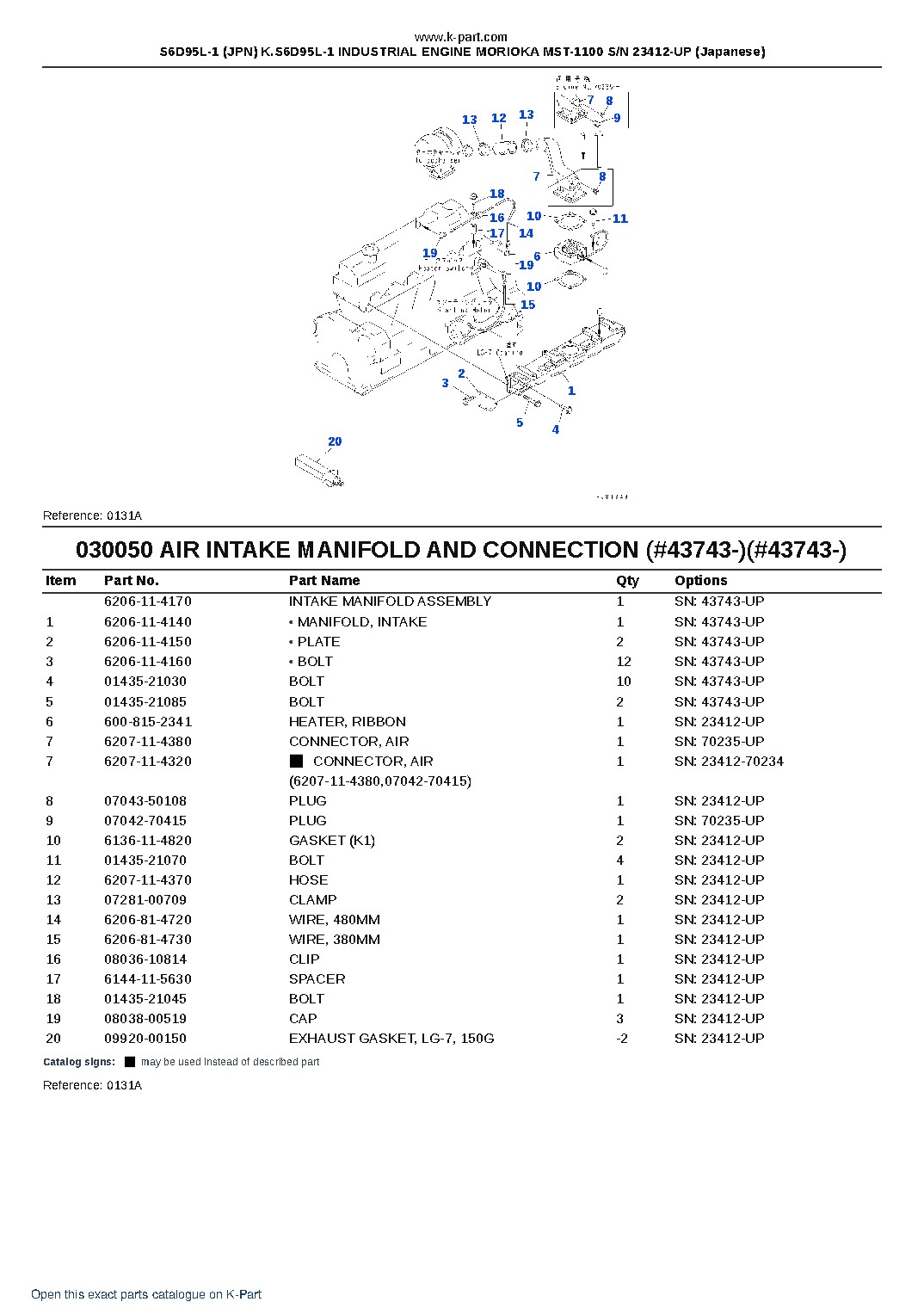 S6D95L-1 (JPN) K.S6D95L-1 INDUSTRIAL ENGINE MORIOKA MST-1100 S/N 23412-UP (Japanese) – sample page 6